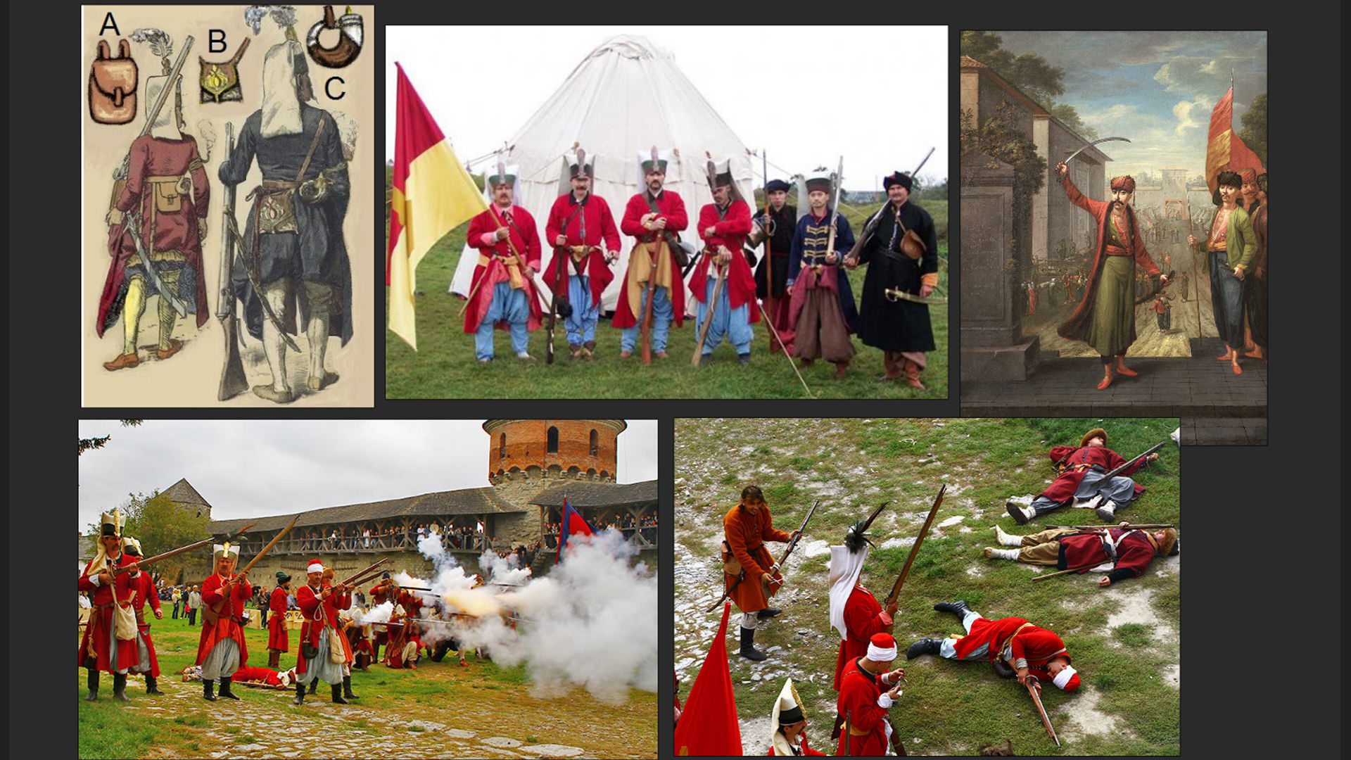 Janissary indian soldier holding sword Low-poly 3D model_7