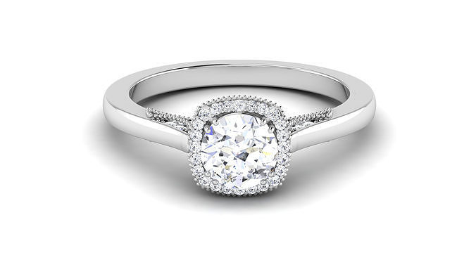  Ring  Wedding Band 3dm STL OBJ FBX Render Details 3D print model