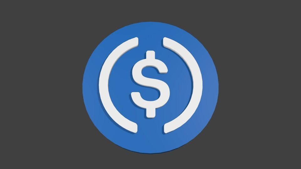 USDC LOGO 3D model | CGTrader