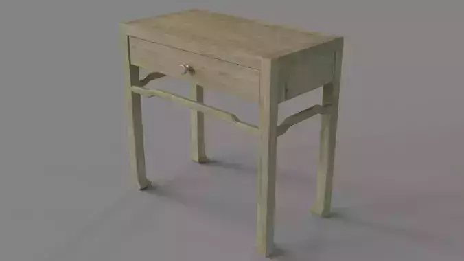 Bedroom Surfrider One-Drawer Nightstand 3D model