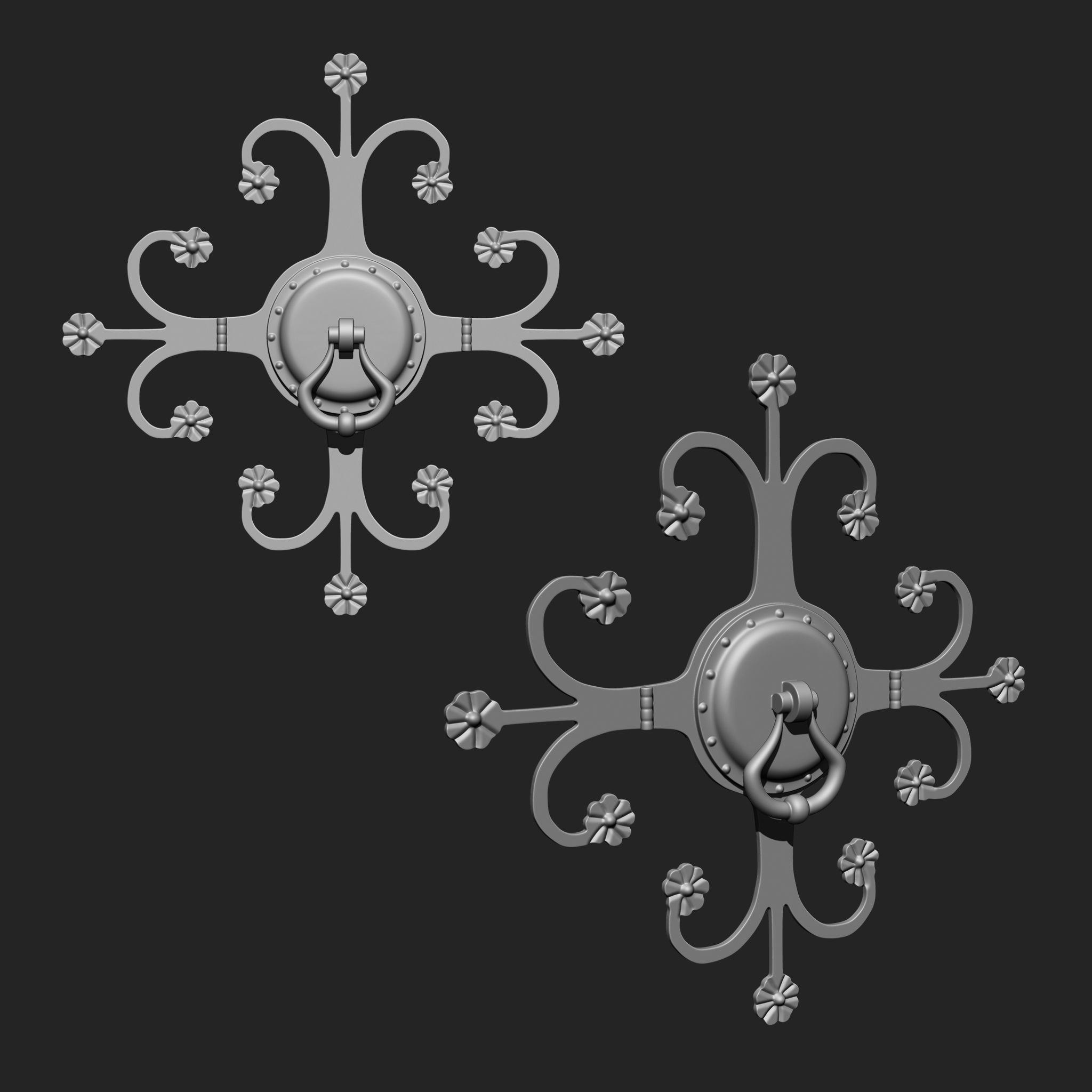 Door Latch IMM Brush Pack 15 in One vol 3 3D model_1