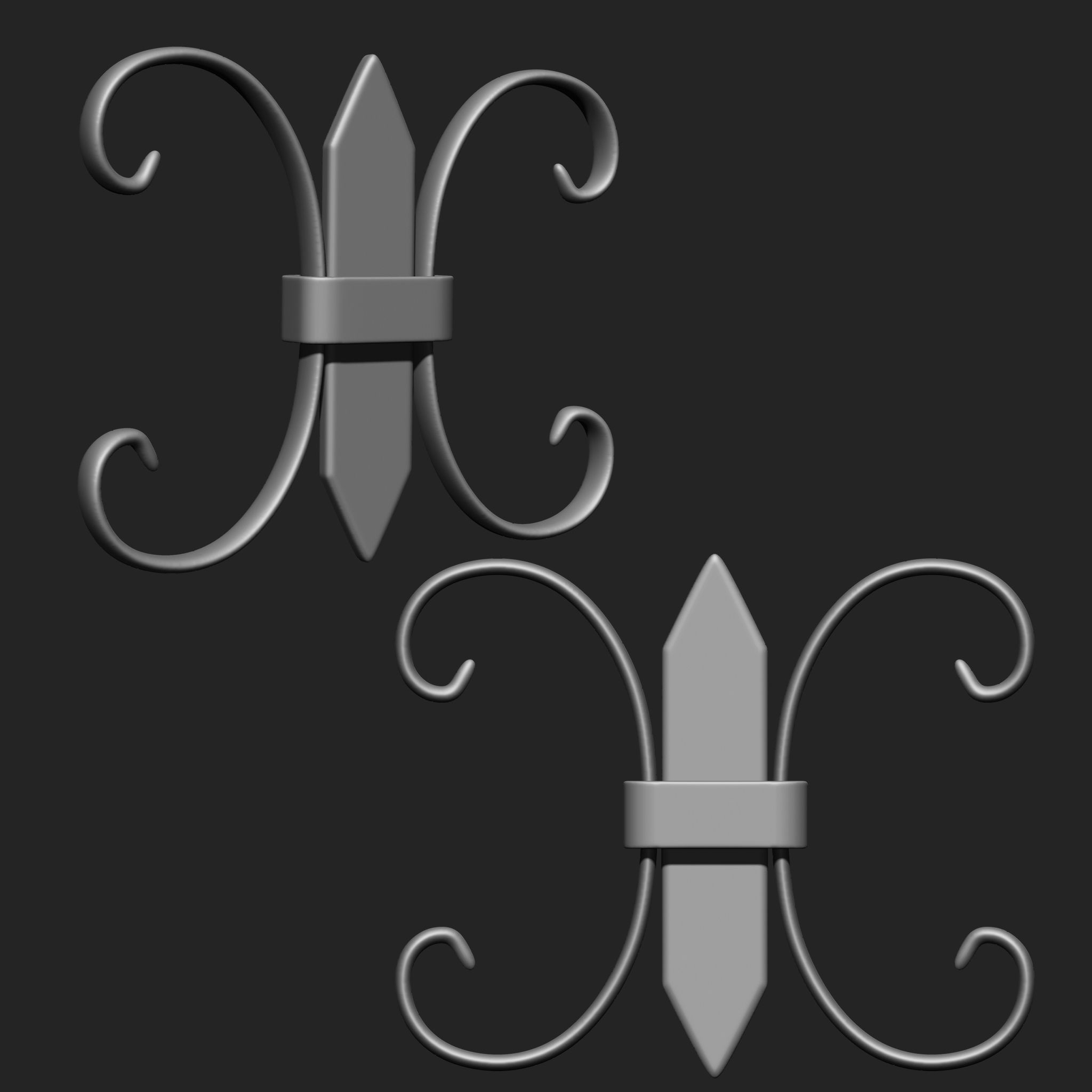 Door Latch IMM Brush Pack 15 in One vol 3 3D model_13