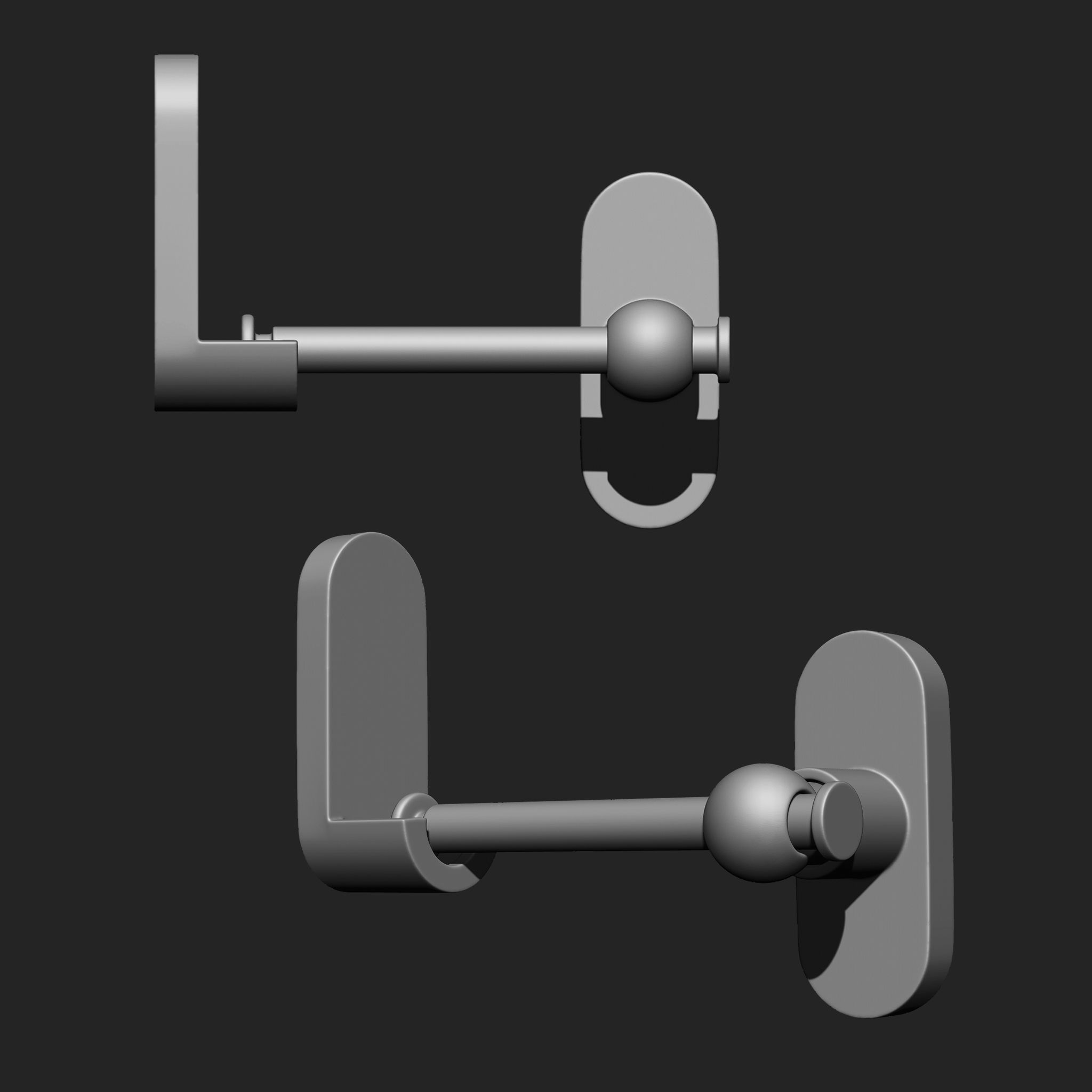Door Latch IMM Brush Pack 15 in One vol 3 3D model_2