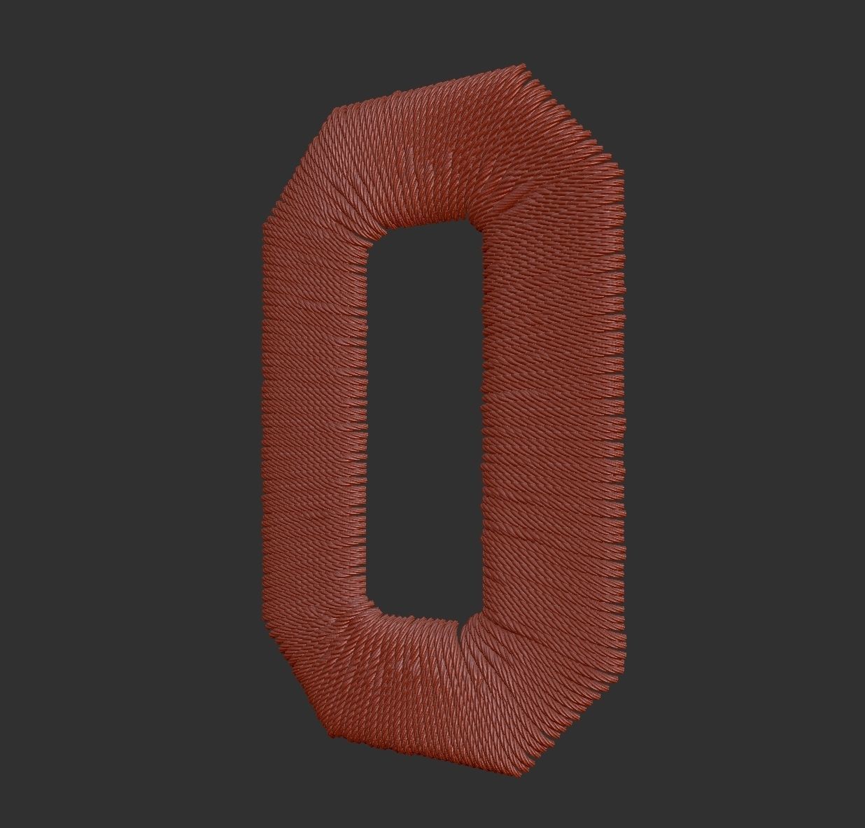 EmbroideryCG Font English05A Zbrush IMM Brush 3D model_26