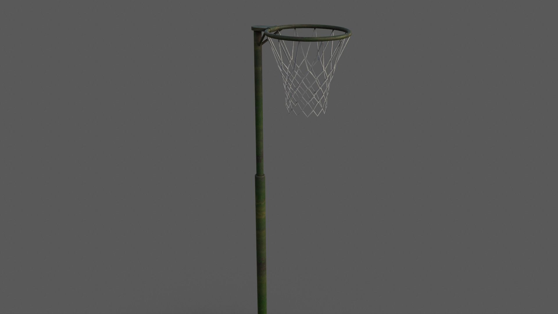 PBR Old School Basketball Stand Hoop Low-poly 3D model_30