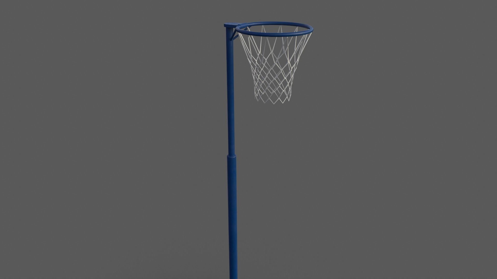 PBR Old School Basketball Stand Hoop Low-poly 3D model_22