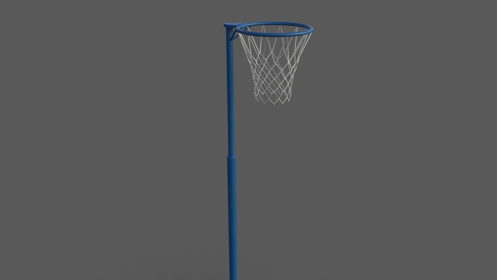 PBR Old School Basketball Stand Hoop Low-poly 3D model_21