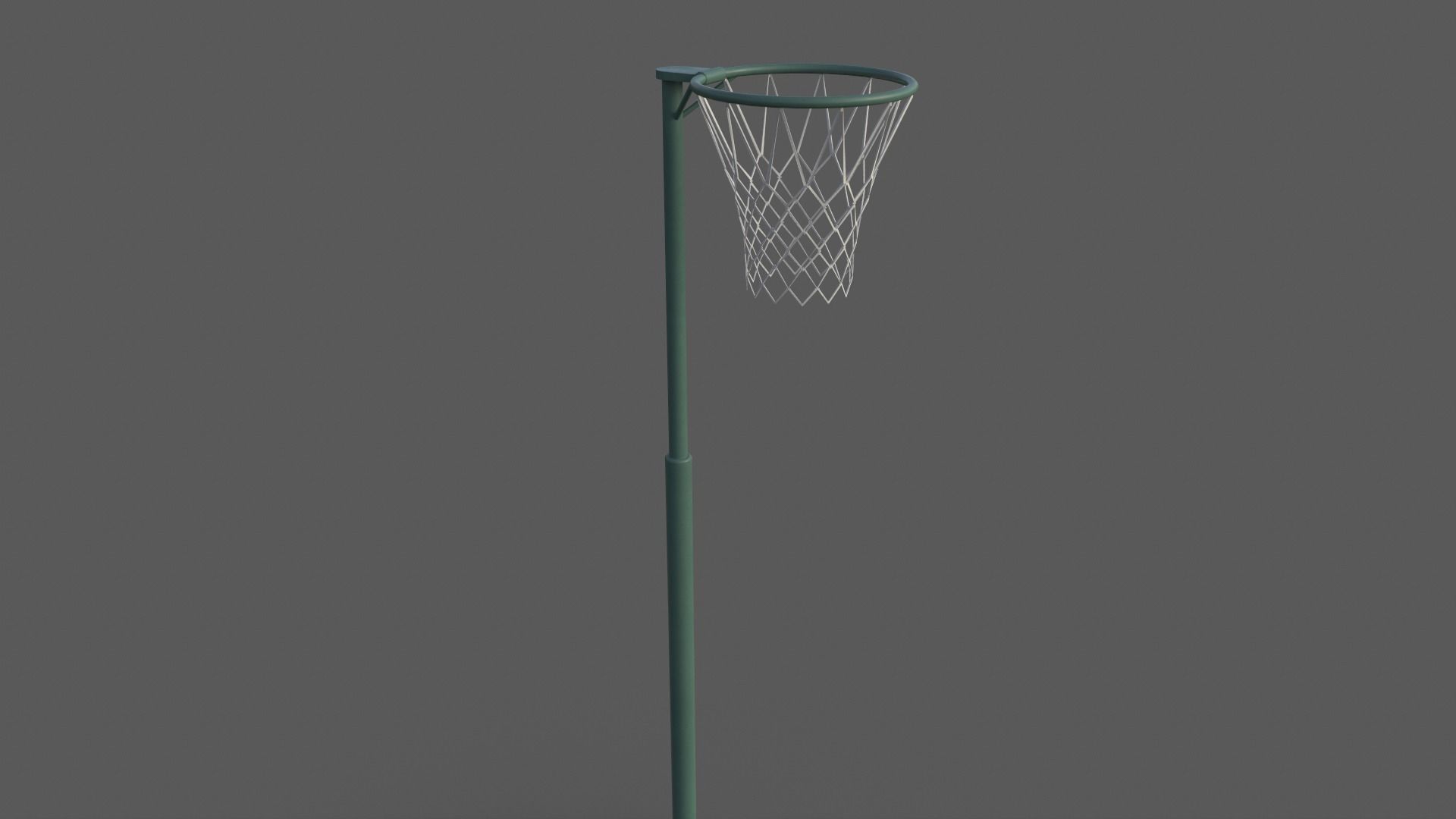 PBR Old School Basketball Stand Hoop Low-poly 3D model_23