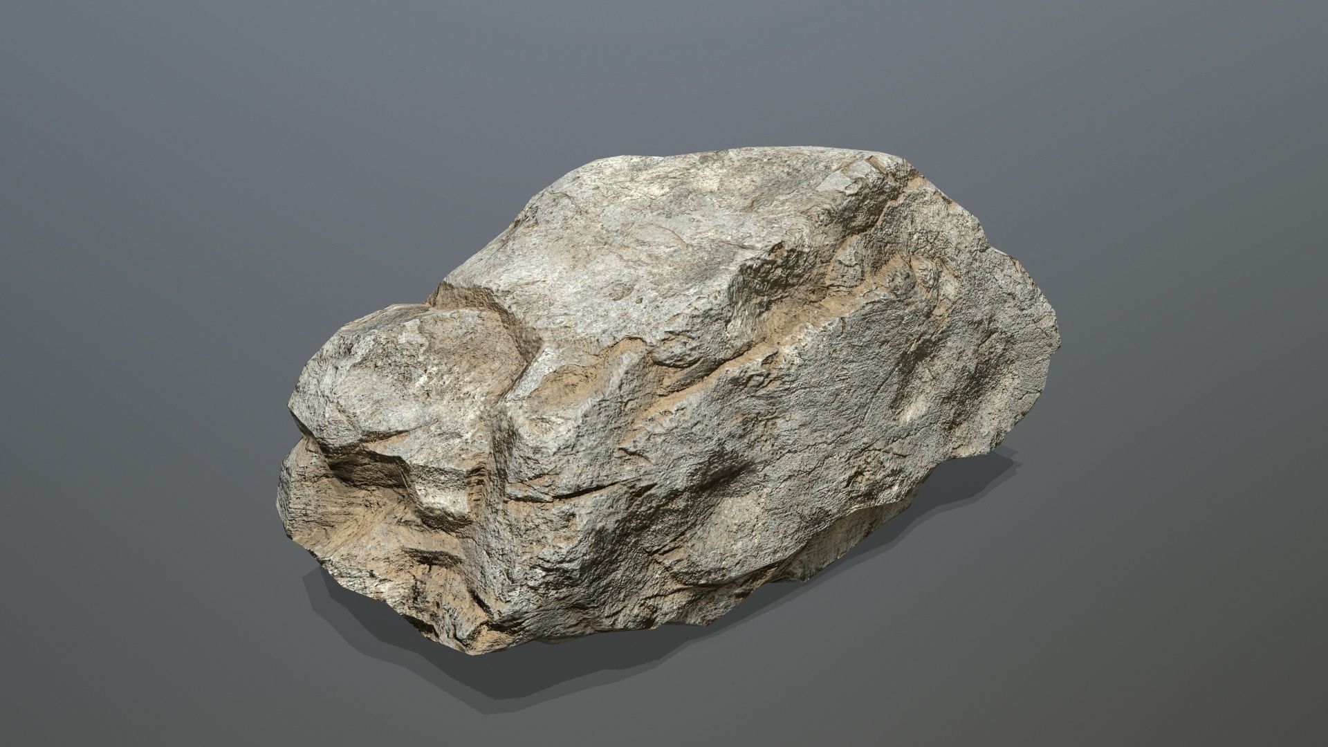 desert rocks 1 Low-poly 3D model_9