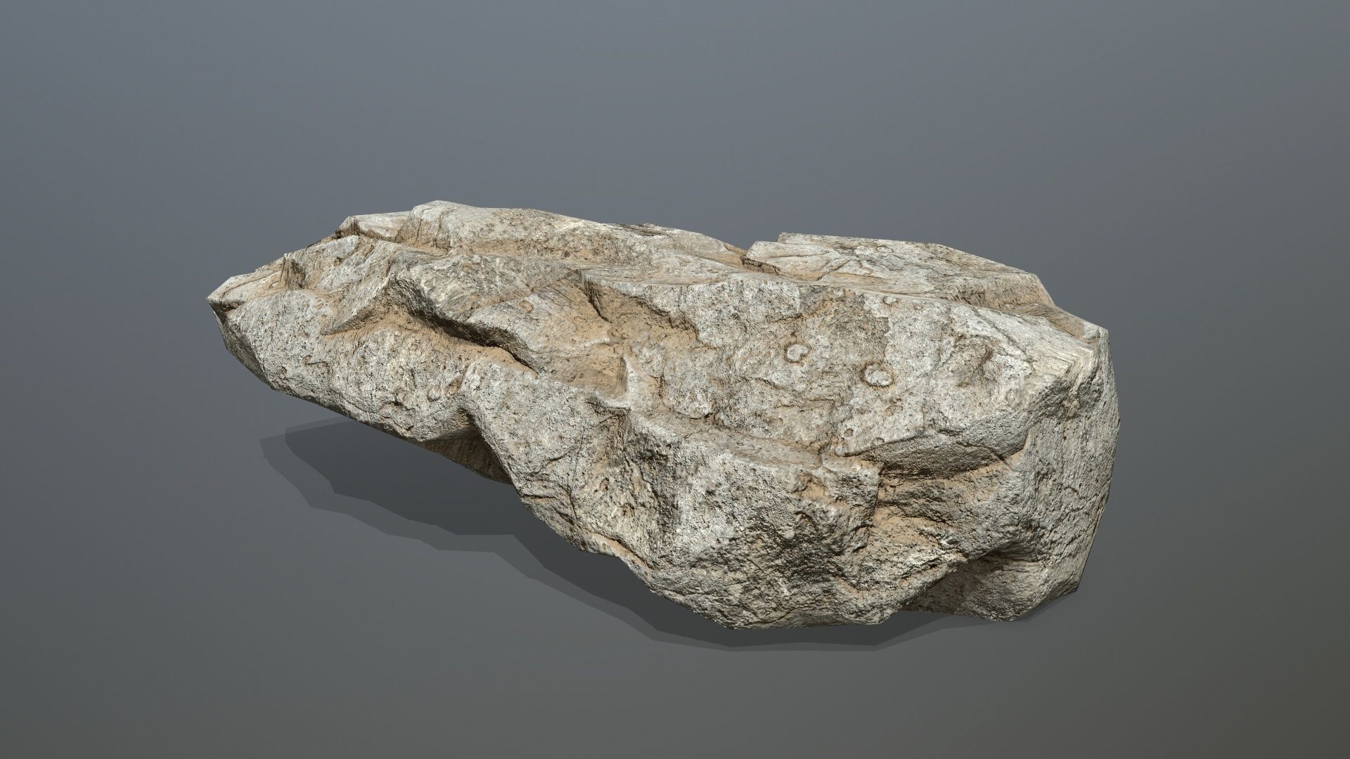 desert rocks 1 Low-poly 3D model_10