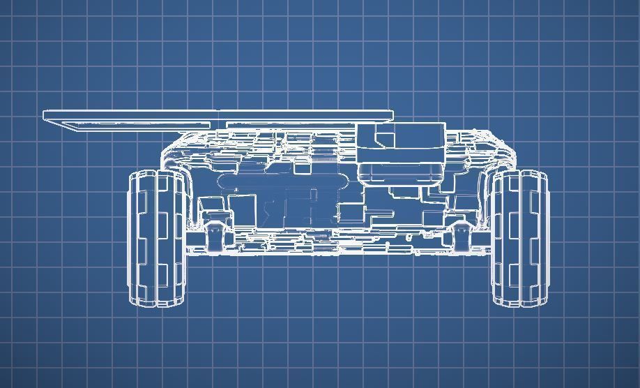 Heli-Pad Futuristic Sci-Fi  Armoured Vehicle 3D model_5