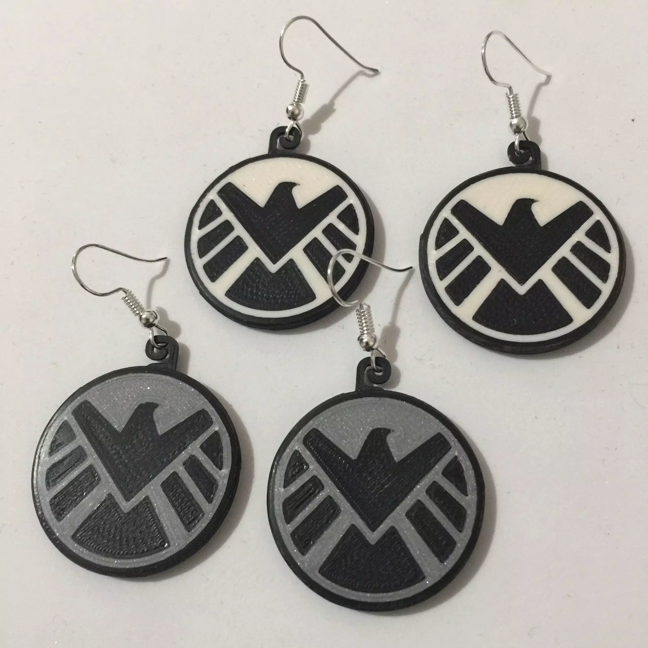 Earrings of SHIELD Free 3D print model