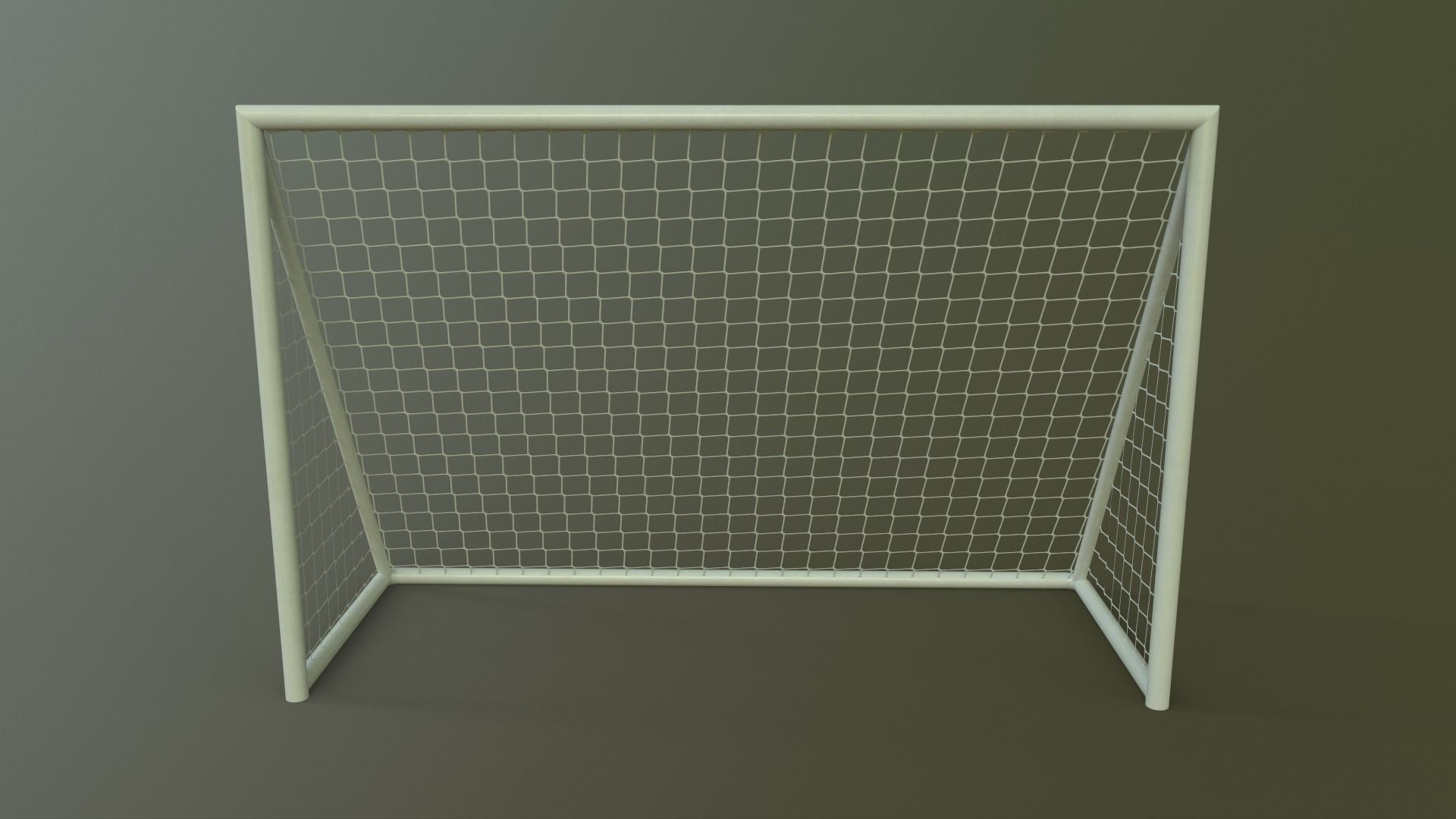 PBR Soccer Football Goal Post A Low-poly 3D model_10