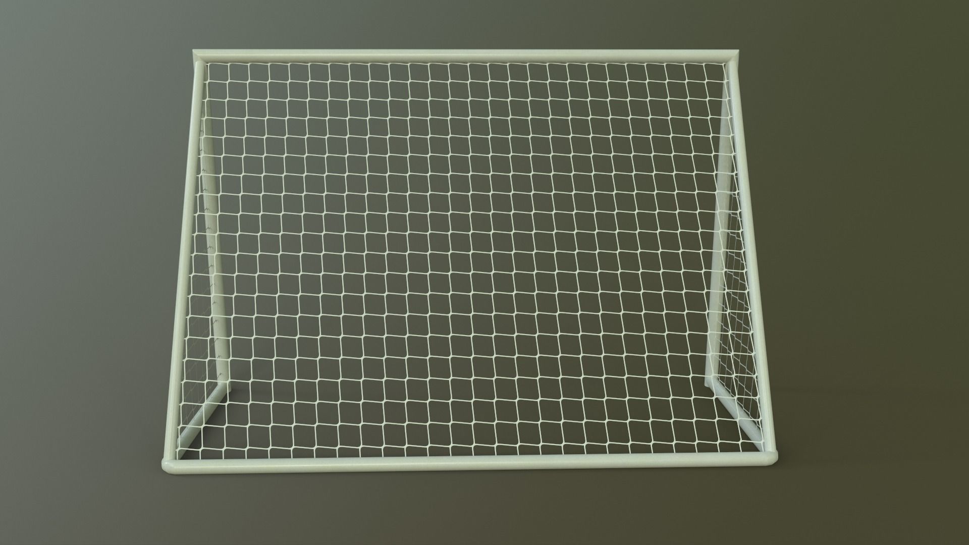 PBR Soccer Football Goal Post A Low-poly 3D model_13