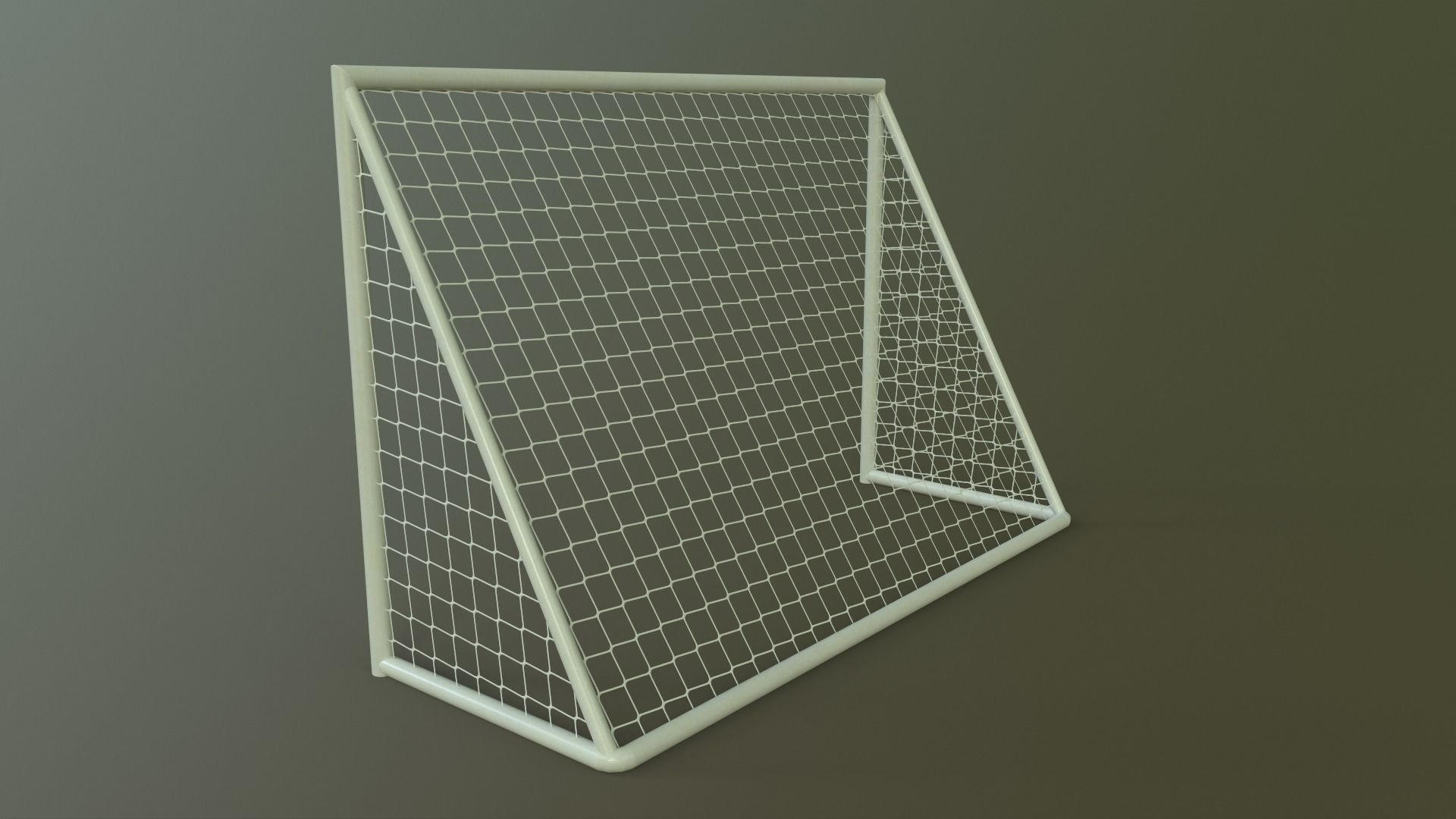 PBR Soccer Football Goal Post A Low-poly 3D model_14