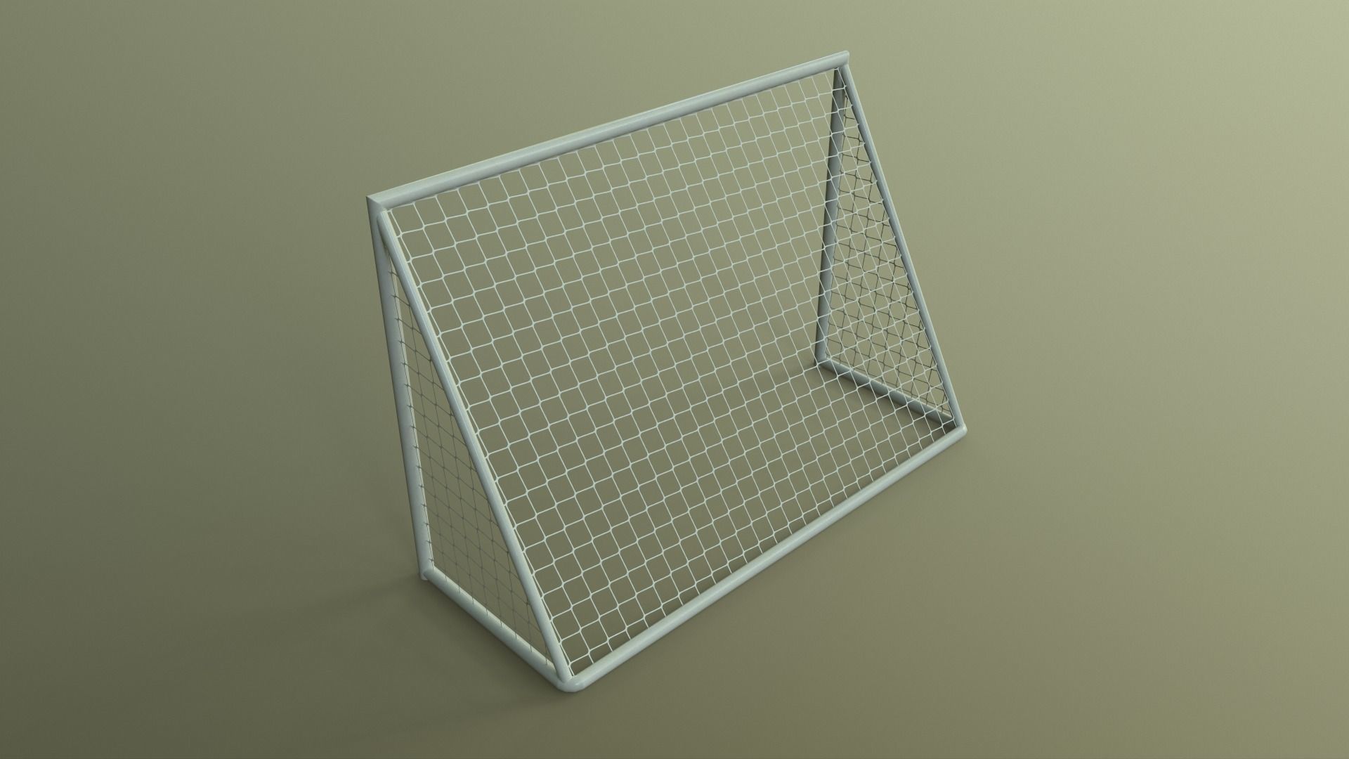 PBR Soccer Football Goal Post A Low-poly 3D model_15