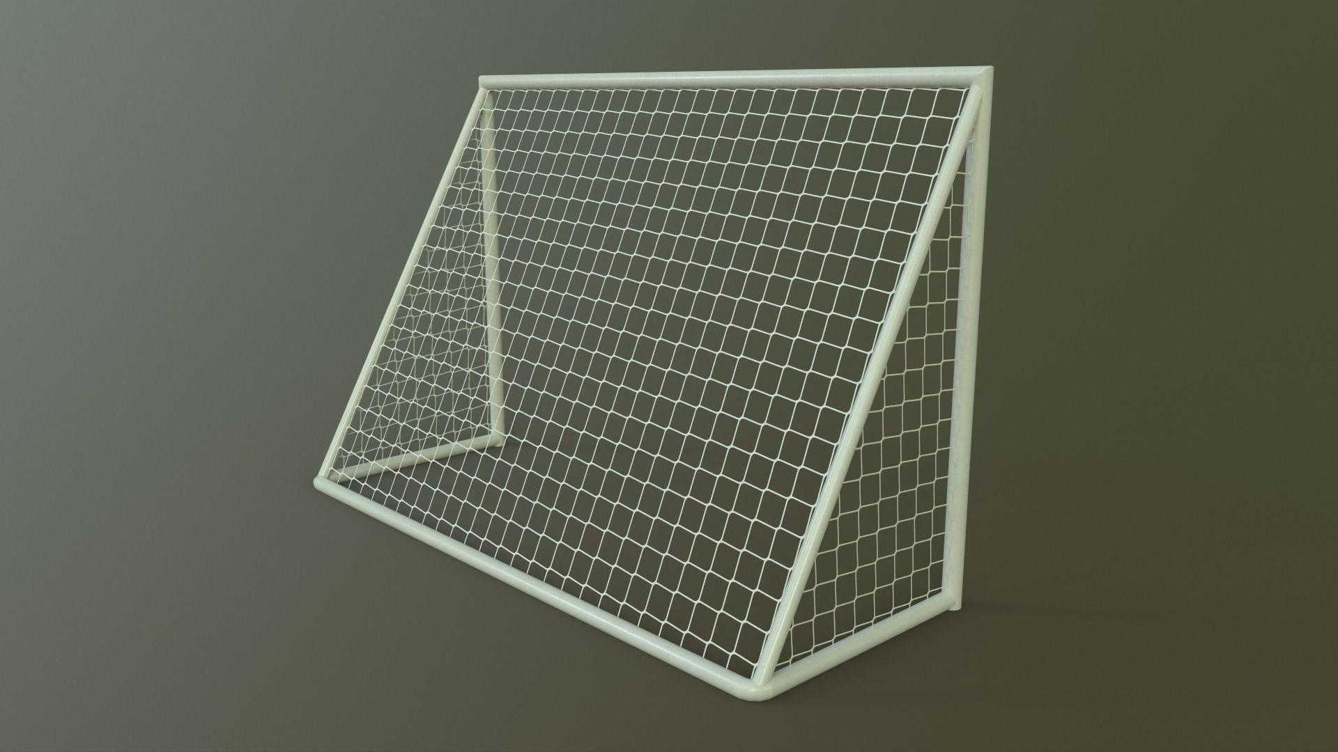 PBR Soccer Football Goal Post A Low-poly 3D model_12