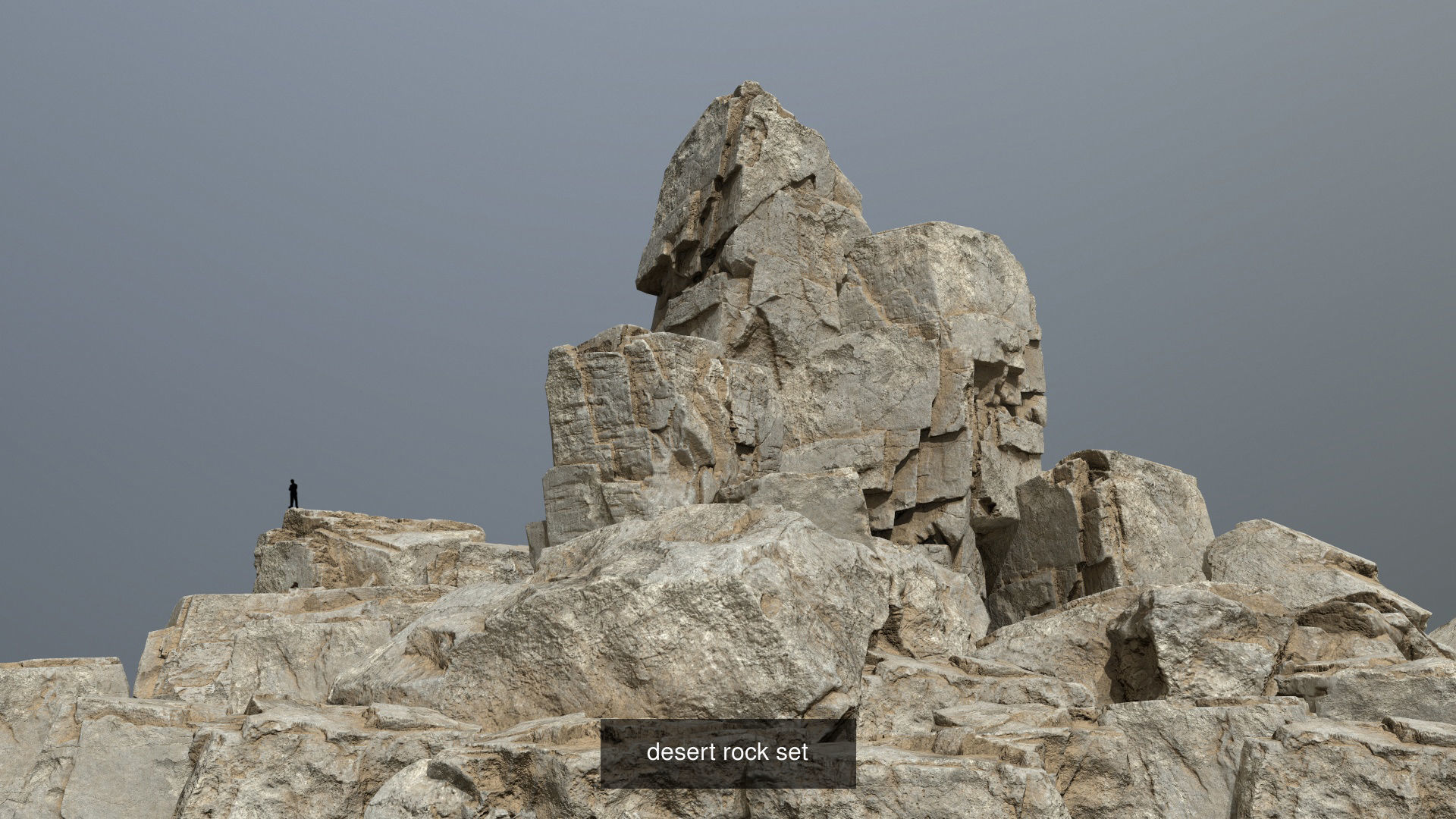 desert rocks  full set 3D Model Collection_2