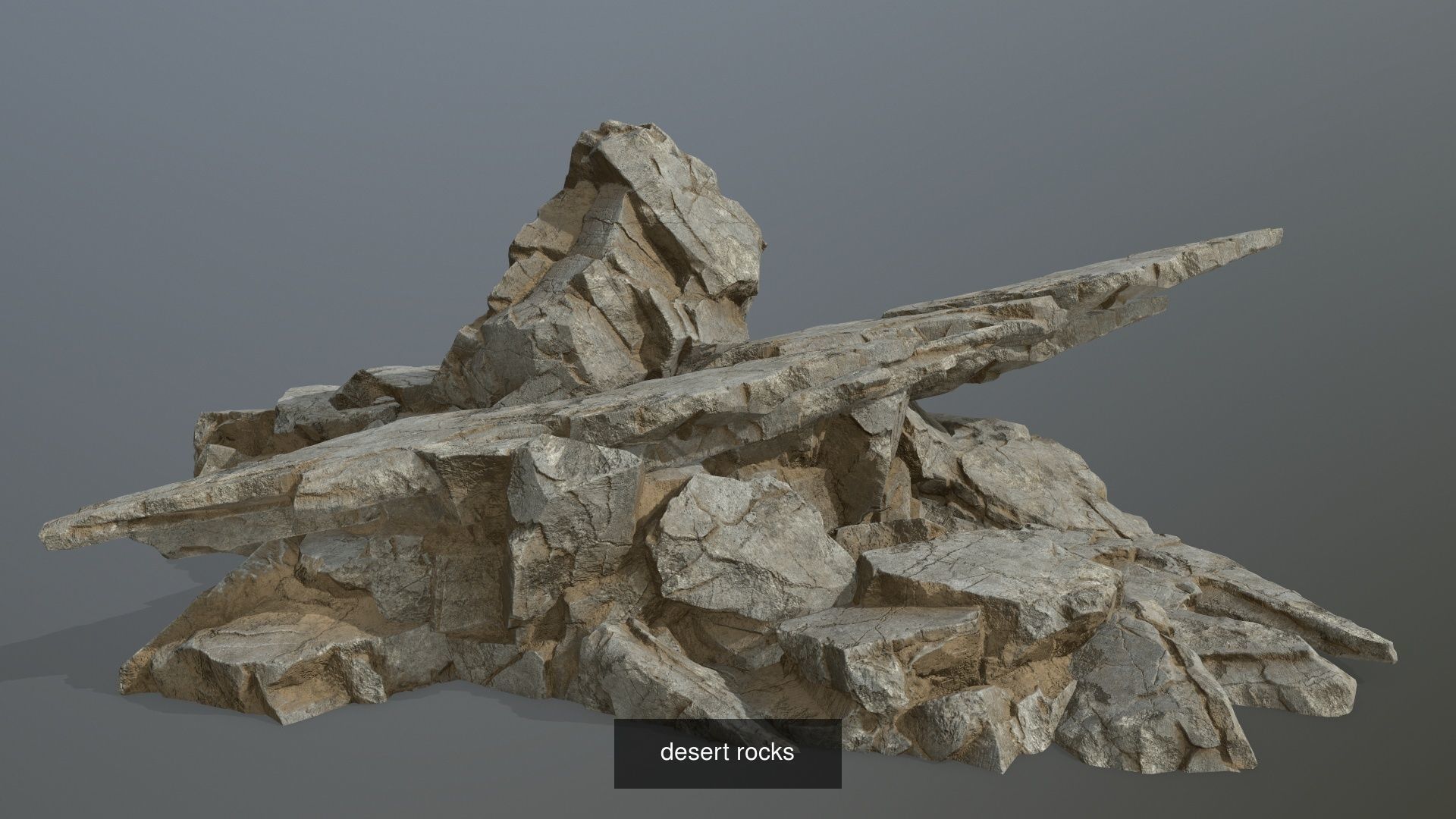desert rocks  full set 3D Model Collection_5