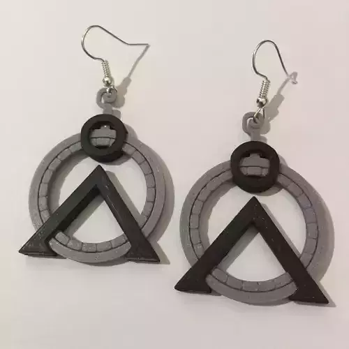 Stargate SG1 EarthGate Earrings