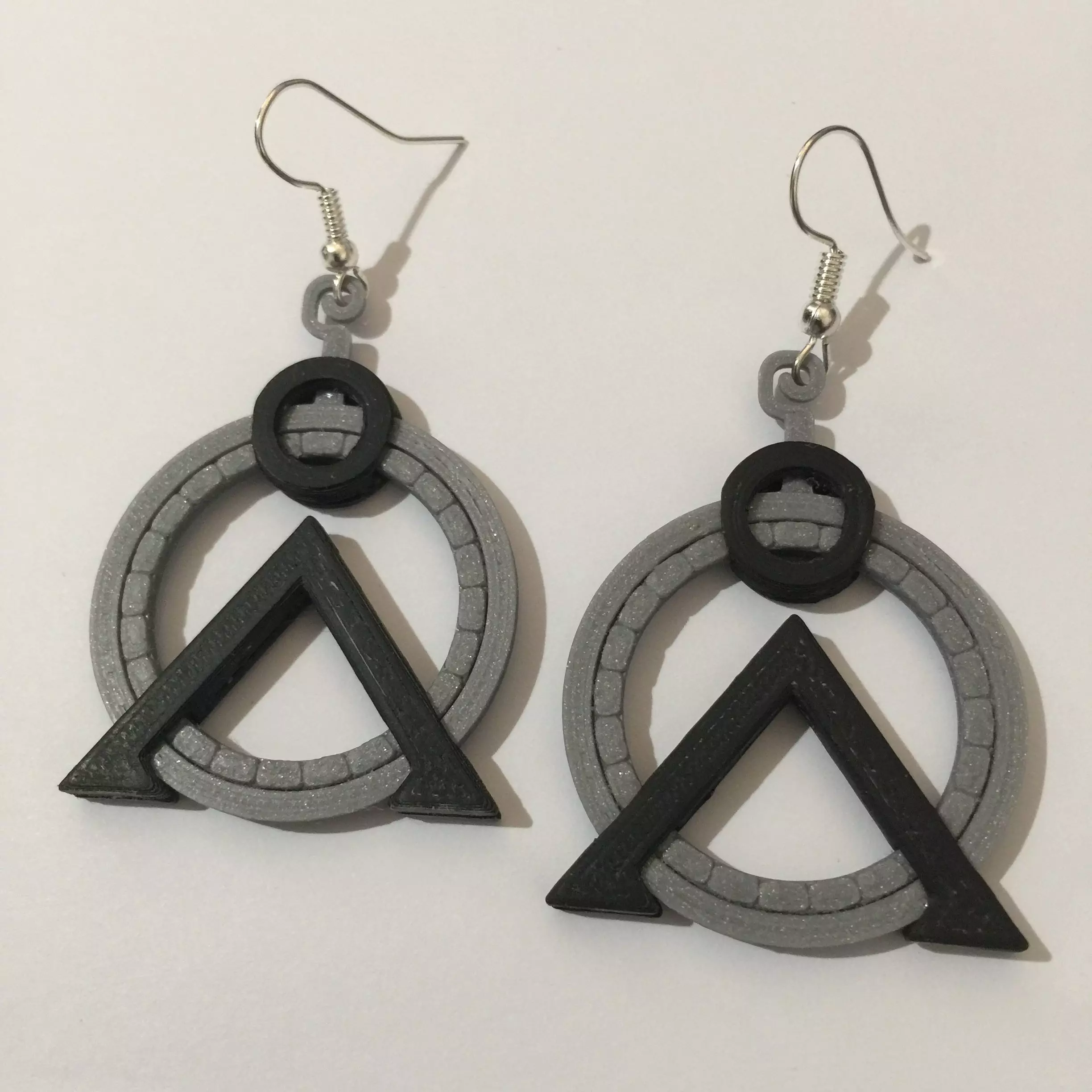 Stargate SG1 EarthGate Earrings 3D print model