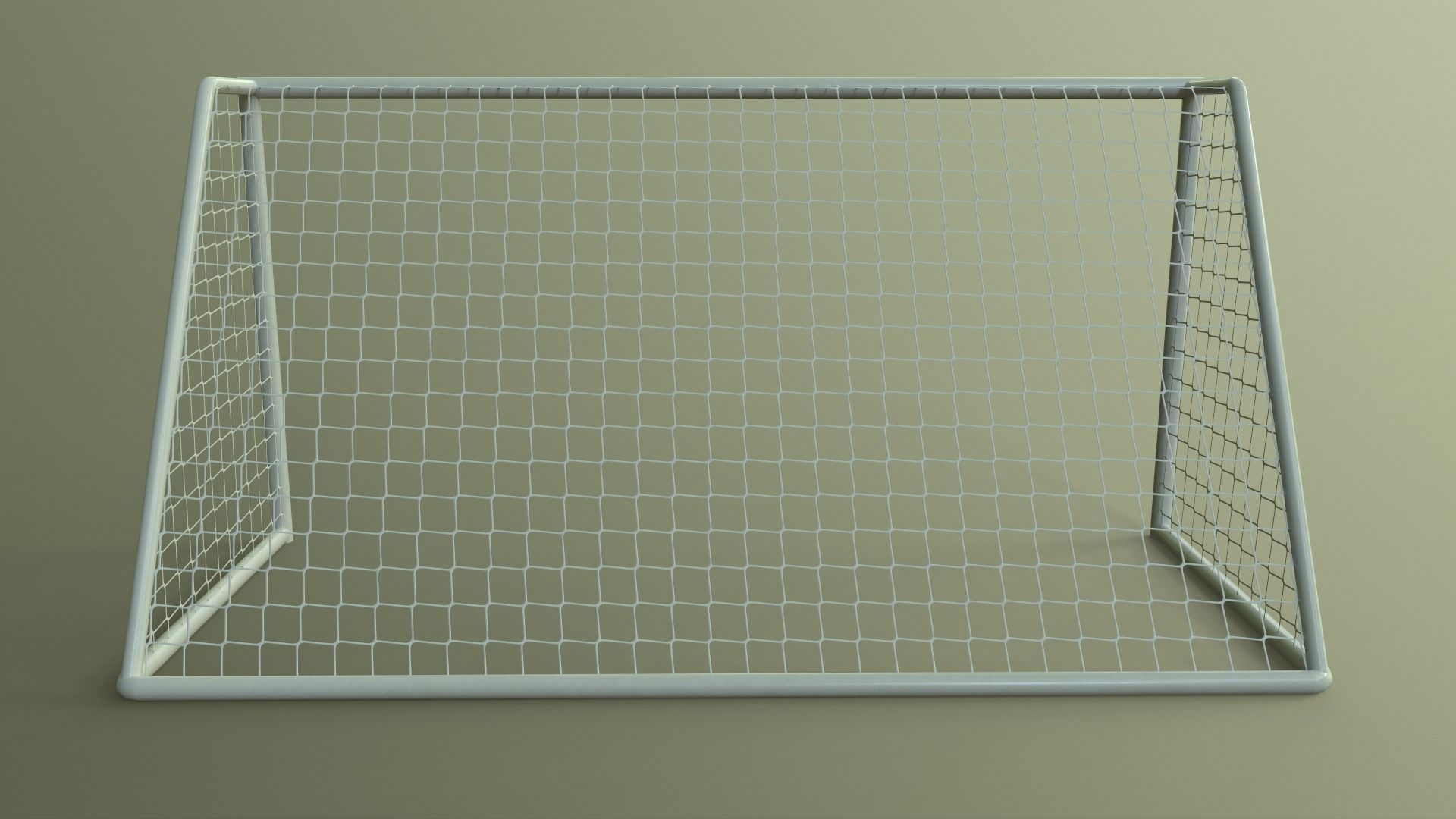 PBR Soccer Football Goal Post B Low-poly 3D model_13