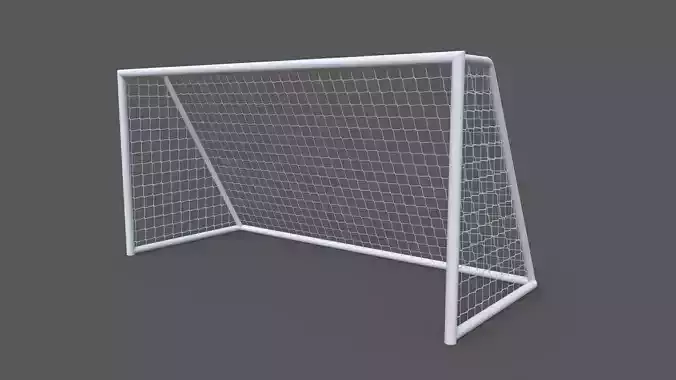 PBR Soccer Football Goal Post B Low-poly 3D model