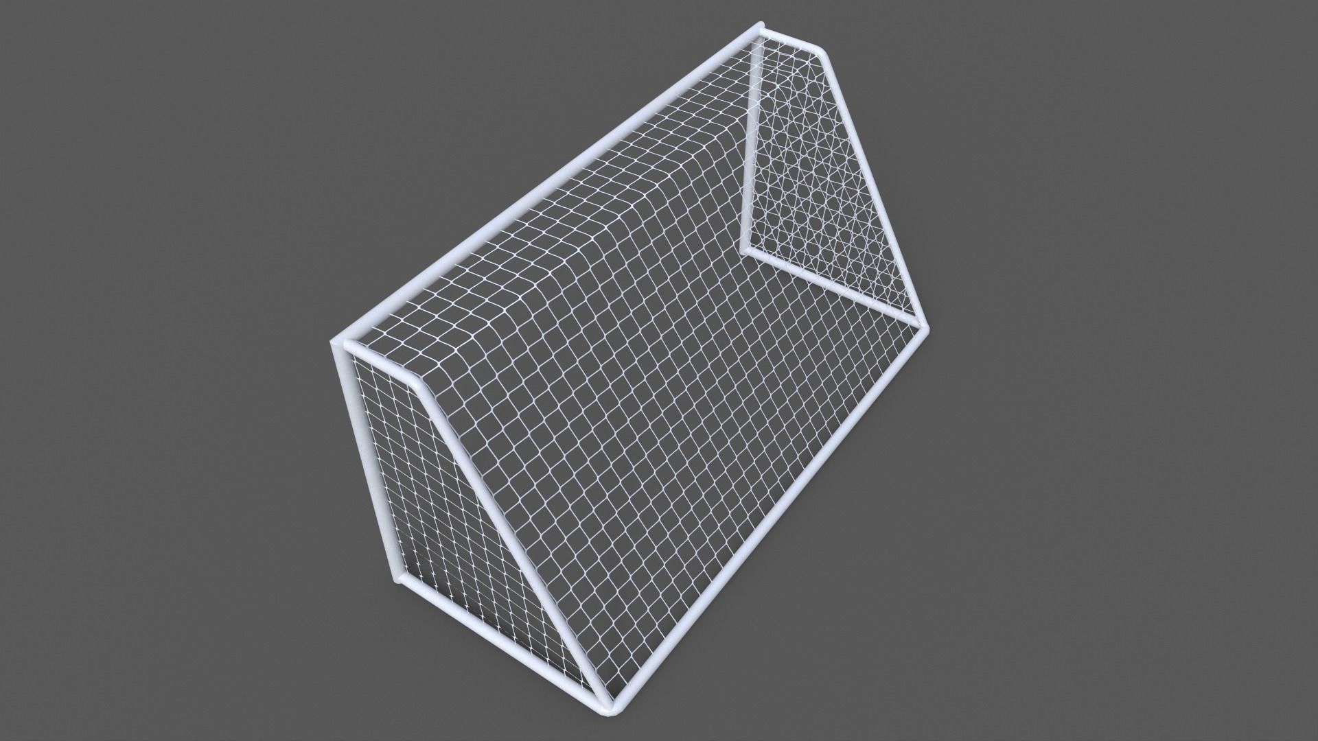 PBR Soccer Football Goal Post B Low-poly 3D model_8