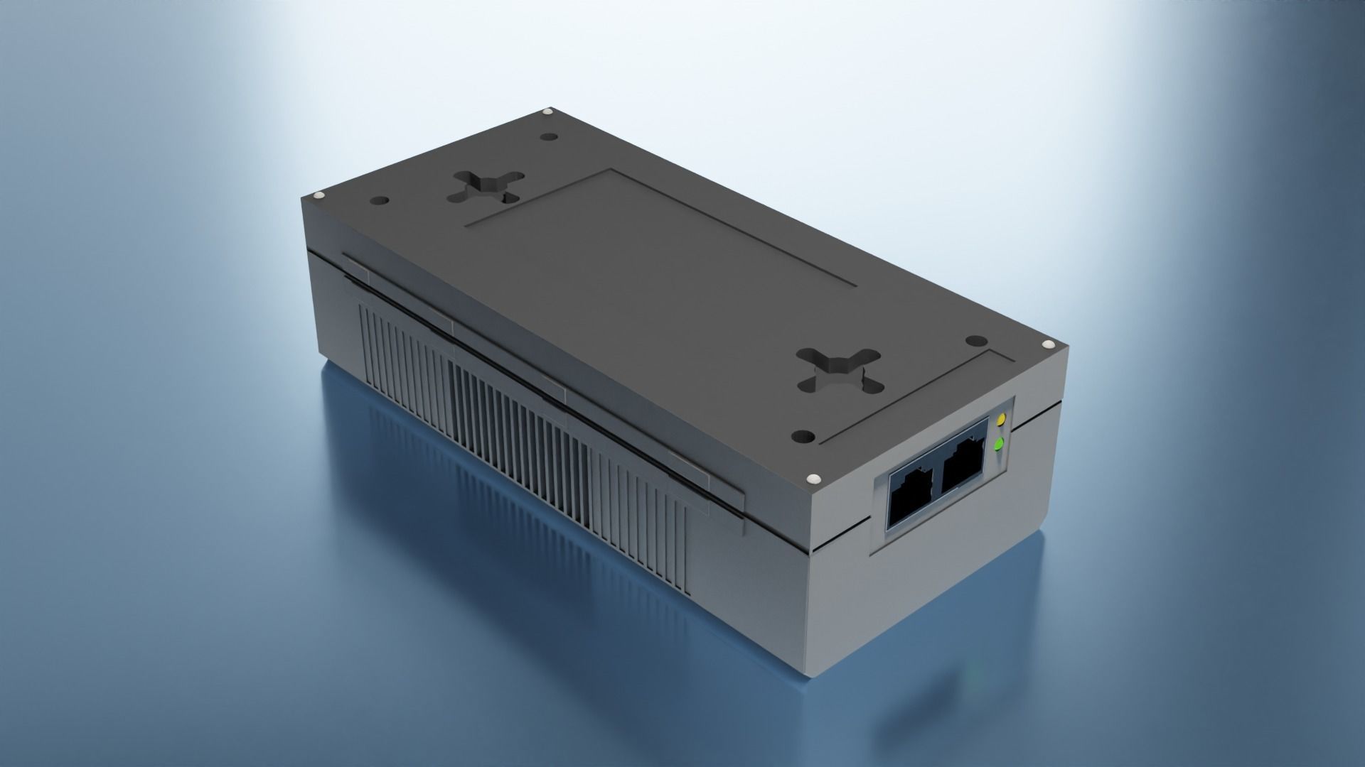 Generic PoE Injector 3D model_3