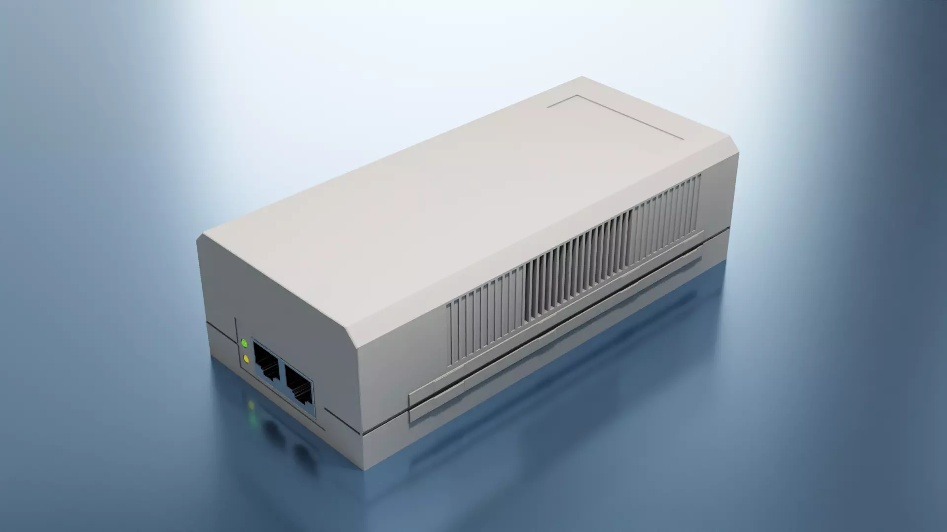 Generic PoE Injector 3D model_0