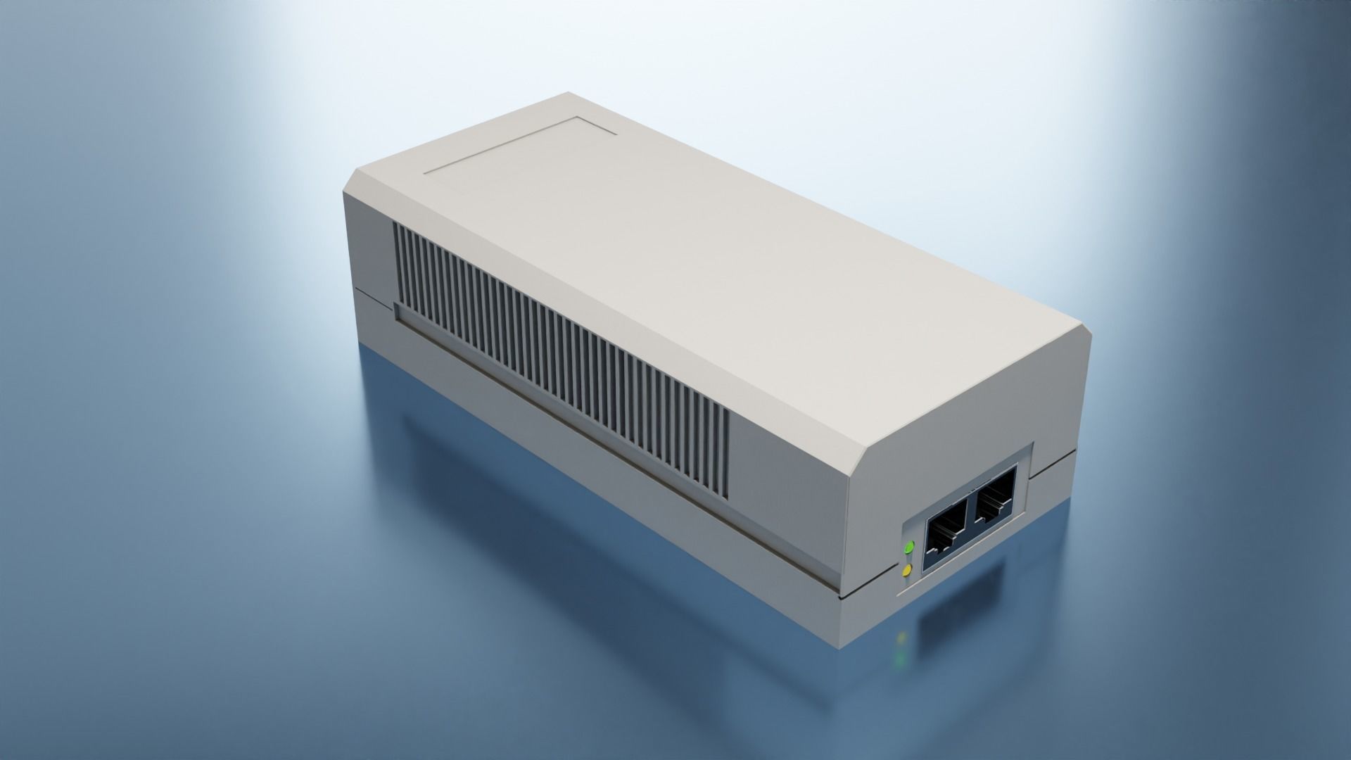 Generic PoE Injector 3D model_1