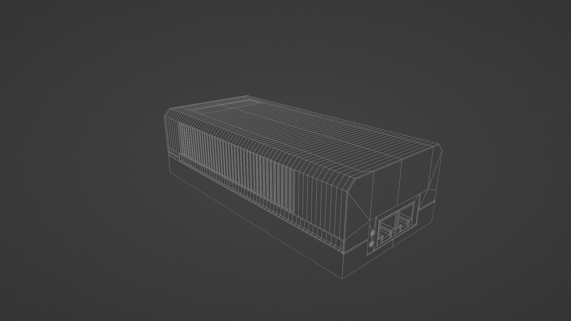 Generic PoE Injector 3D model_6
