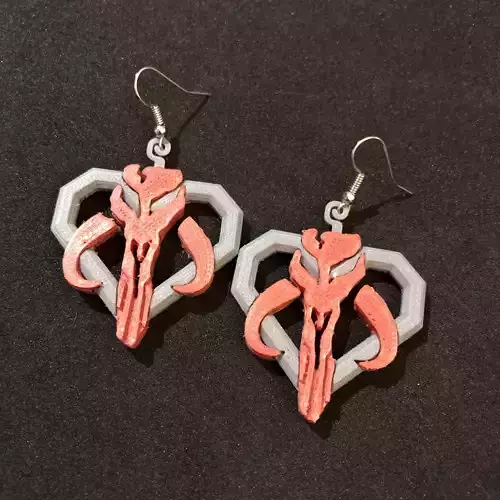 Heart of Mandalore Earrings