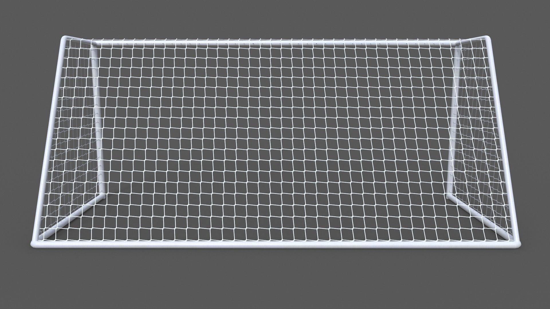 PBR Soccer Football Goal Post C Low-poly 3D model_6