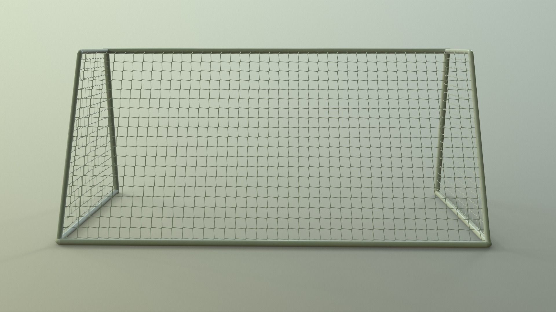 PBR Soccer Football Goal Post C Low-poly 3D model_13