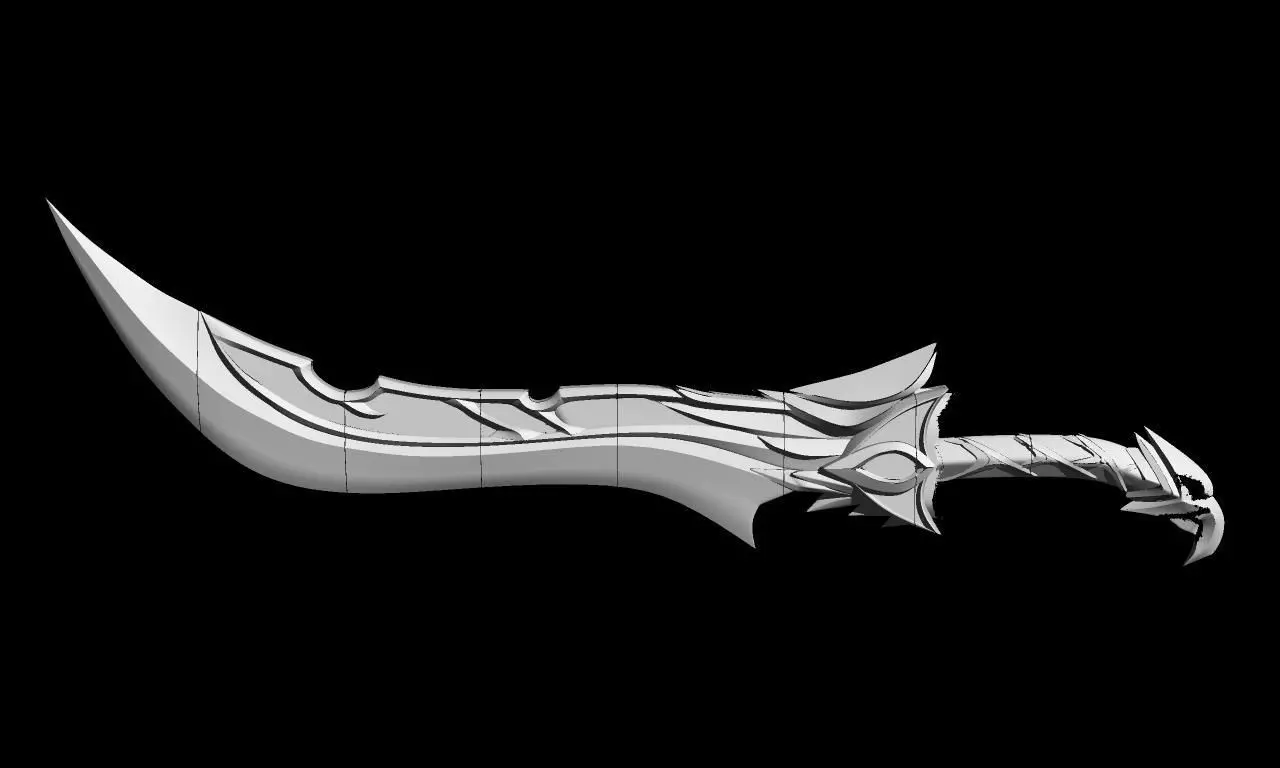 Sword The Game World Of Warcraft 3D print model_0