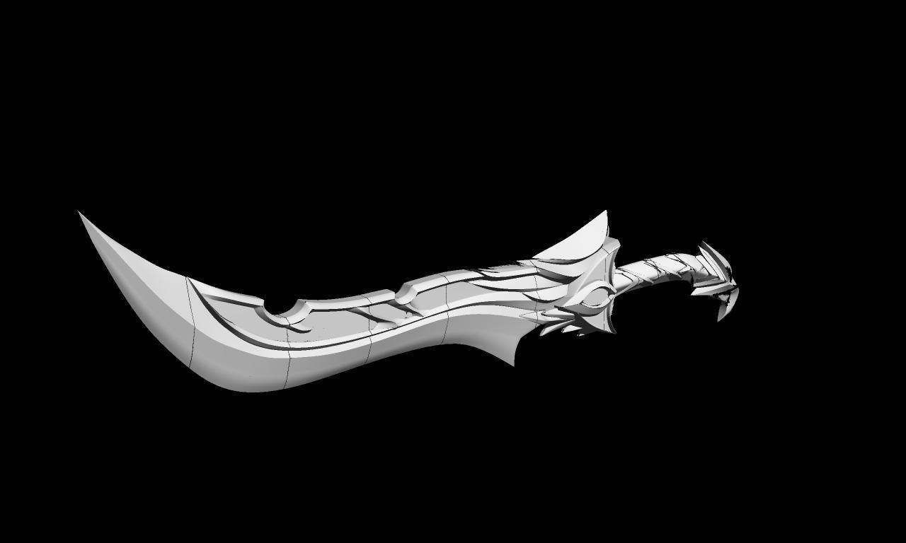 Sword The Game World Of Warcraft 3D print model_1