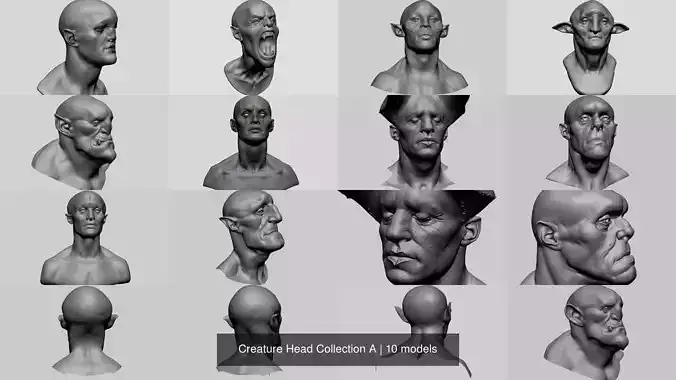 Creature Head Collection A 