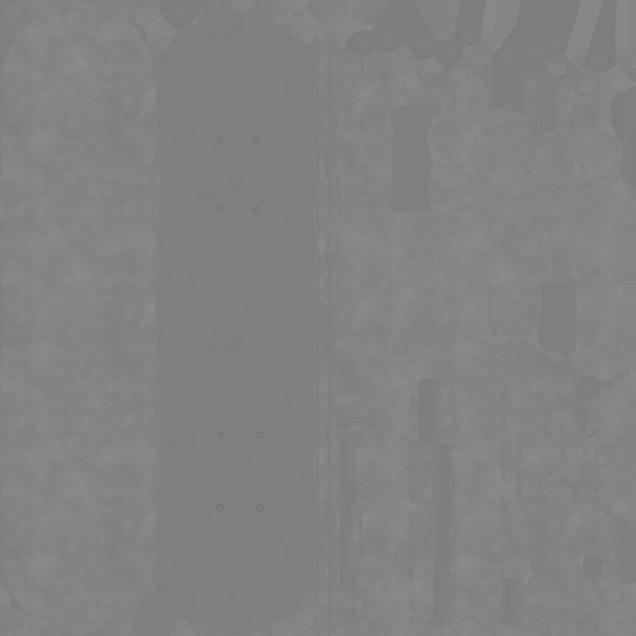 Realistic Skateboard 3D low-poly model with checkered pattern Low-poly 3D model_10