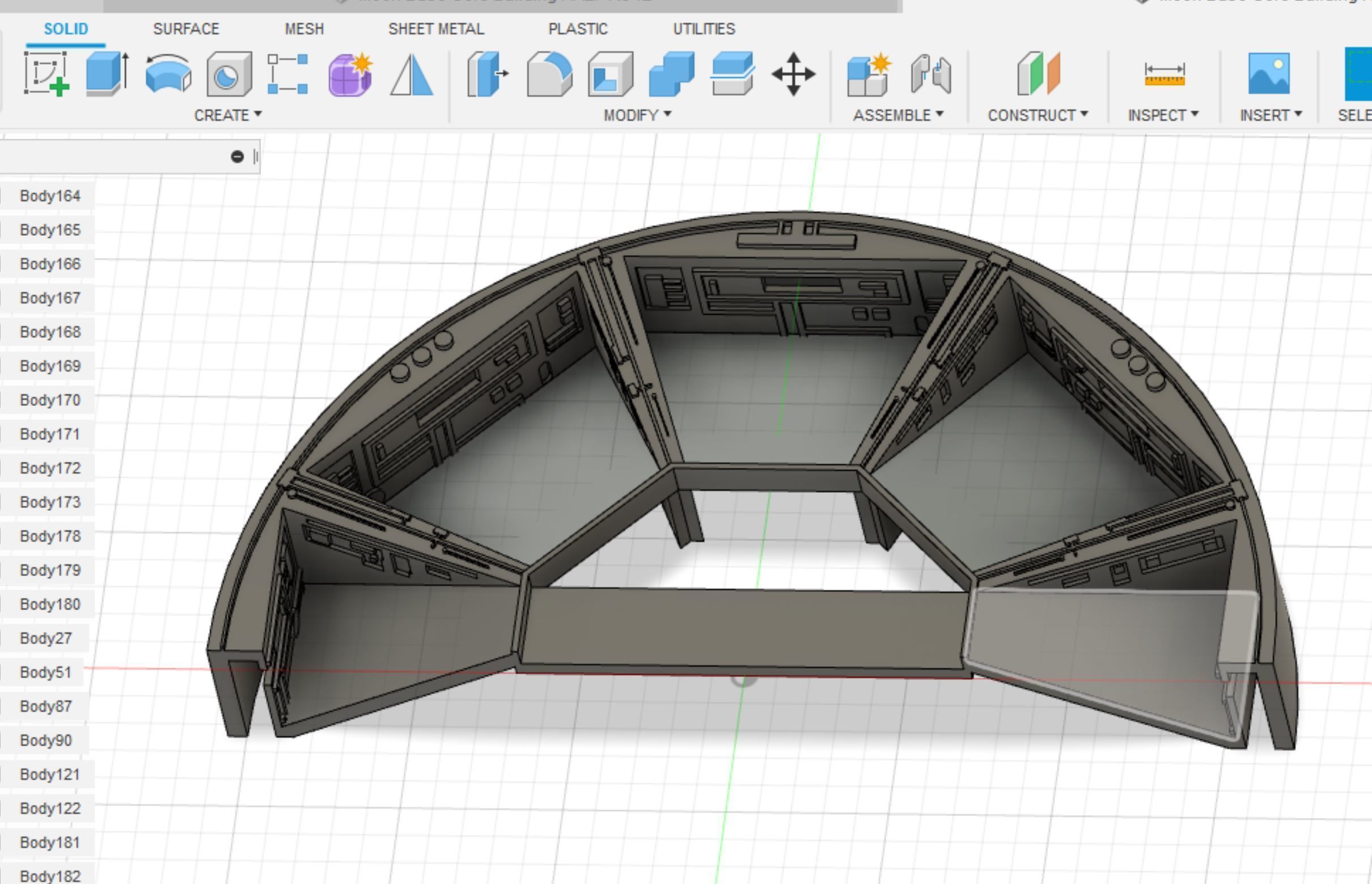 Moebius 2001 A Space Odyssey Aries 1B Moon Base Kit 3D STL Files 3D print model_4