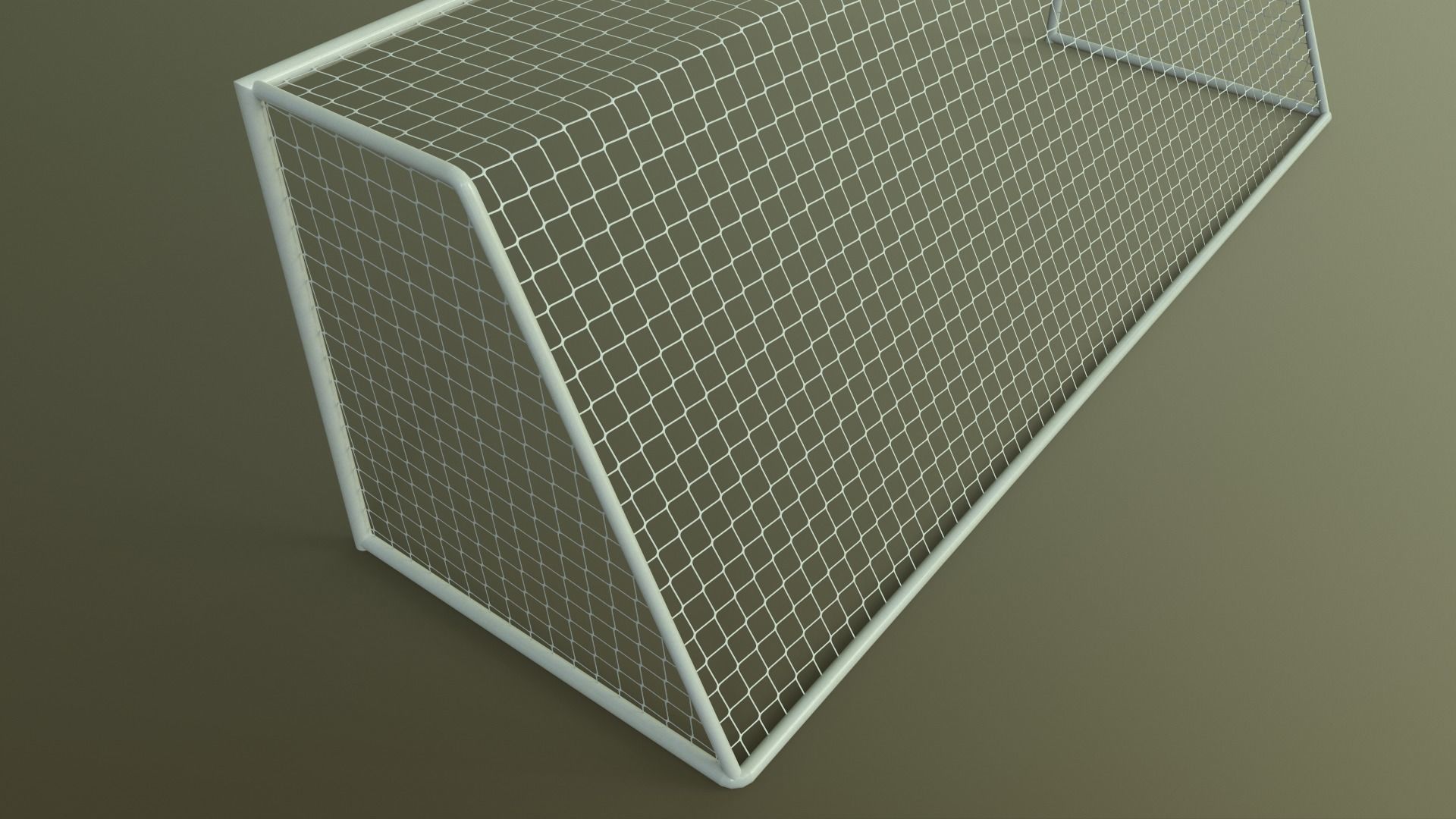PBR Soccer Football Goal Post D Low-poly 3D model_15