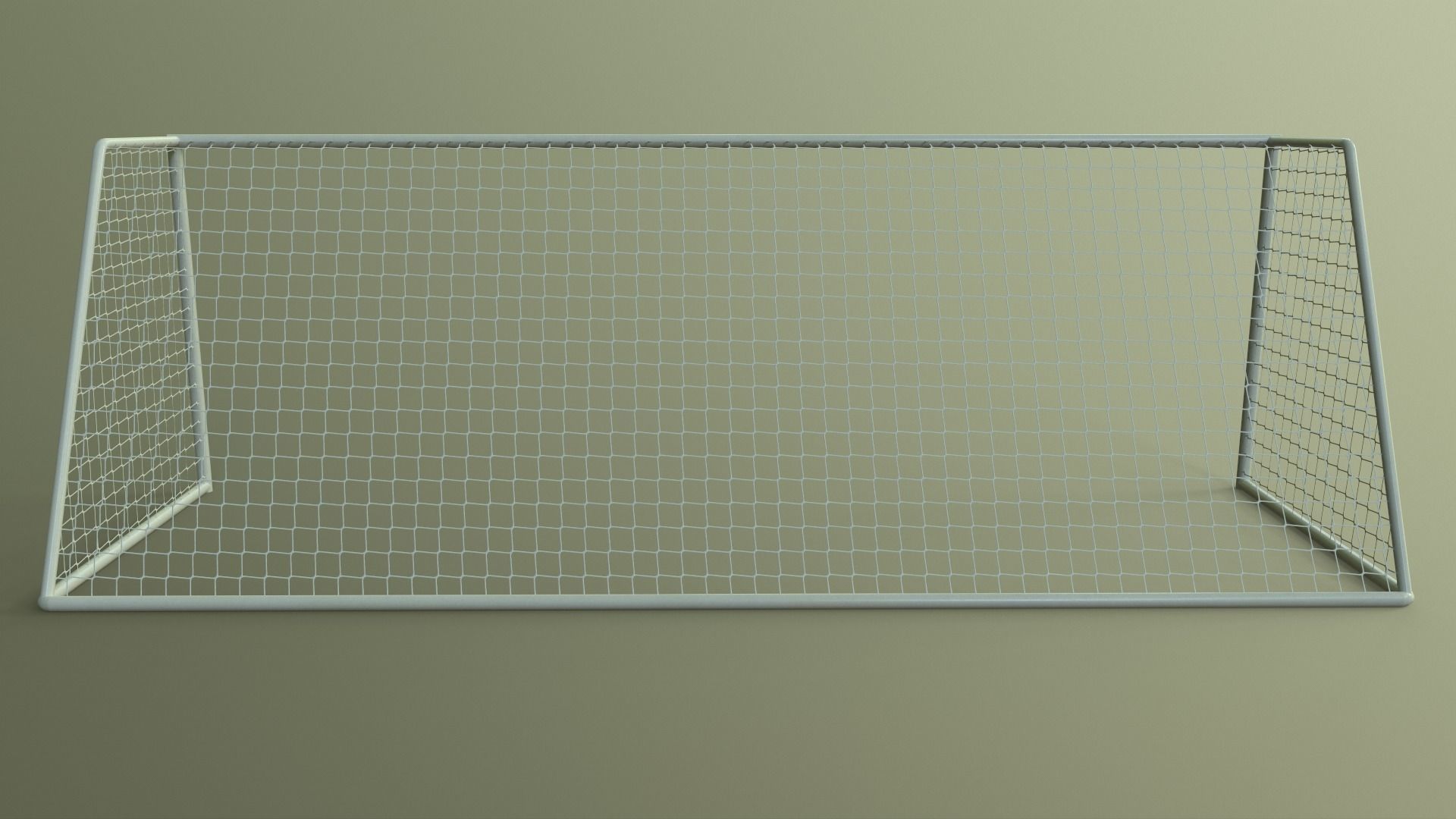 PBR Soccer Football Goal Post D Low-poly 3D model_13