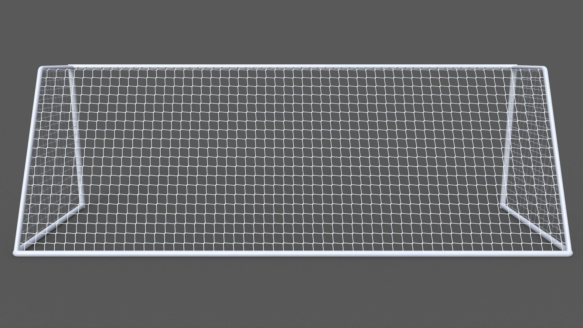 PBR Soccer Football Goal Post D Low-poly 3D model_6