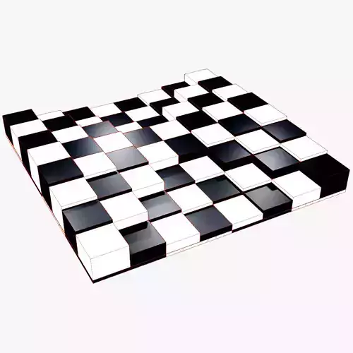 3D Chessboard constructor for printing stl format