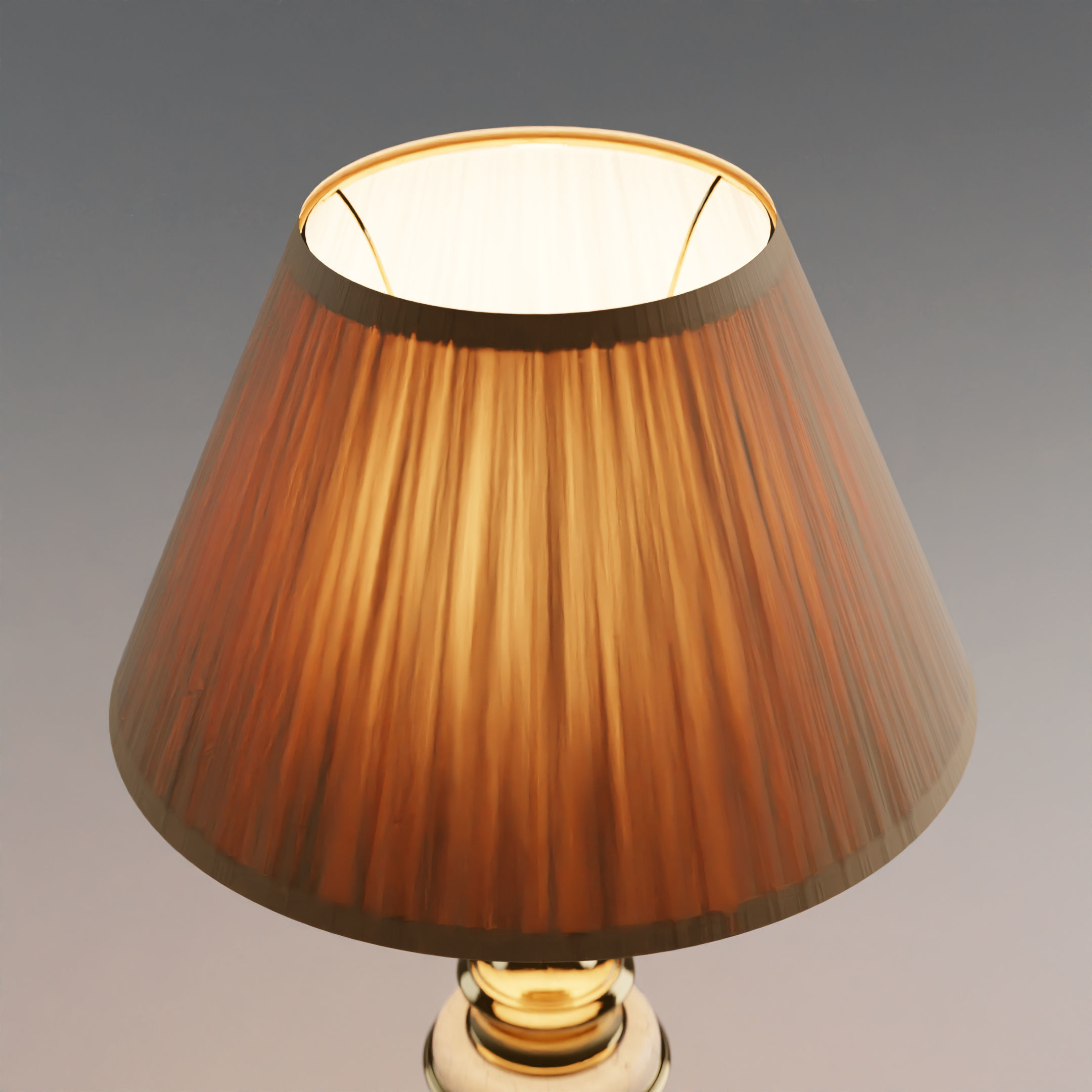 Photorealistic Vintage 1930s Stiffel Table Lamp 3D model_5