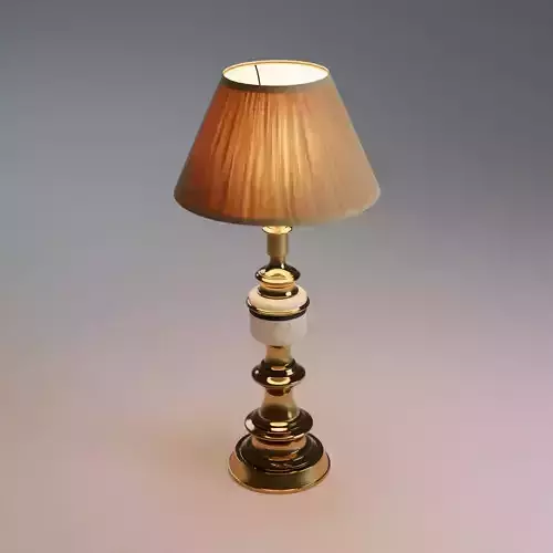Photorealistic Vintage 1930s Stiffel Table Lamp 3D model