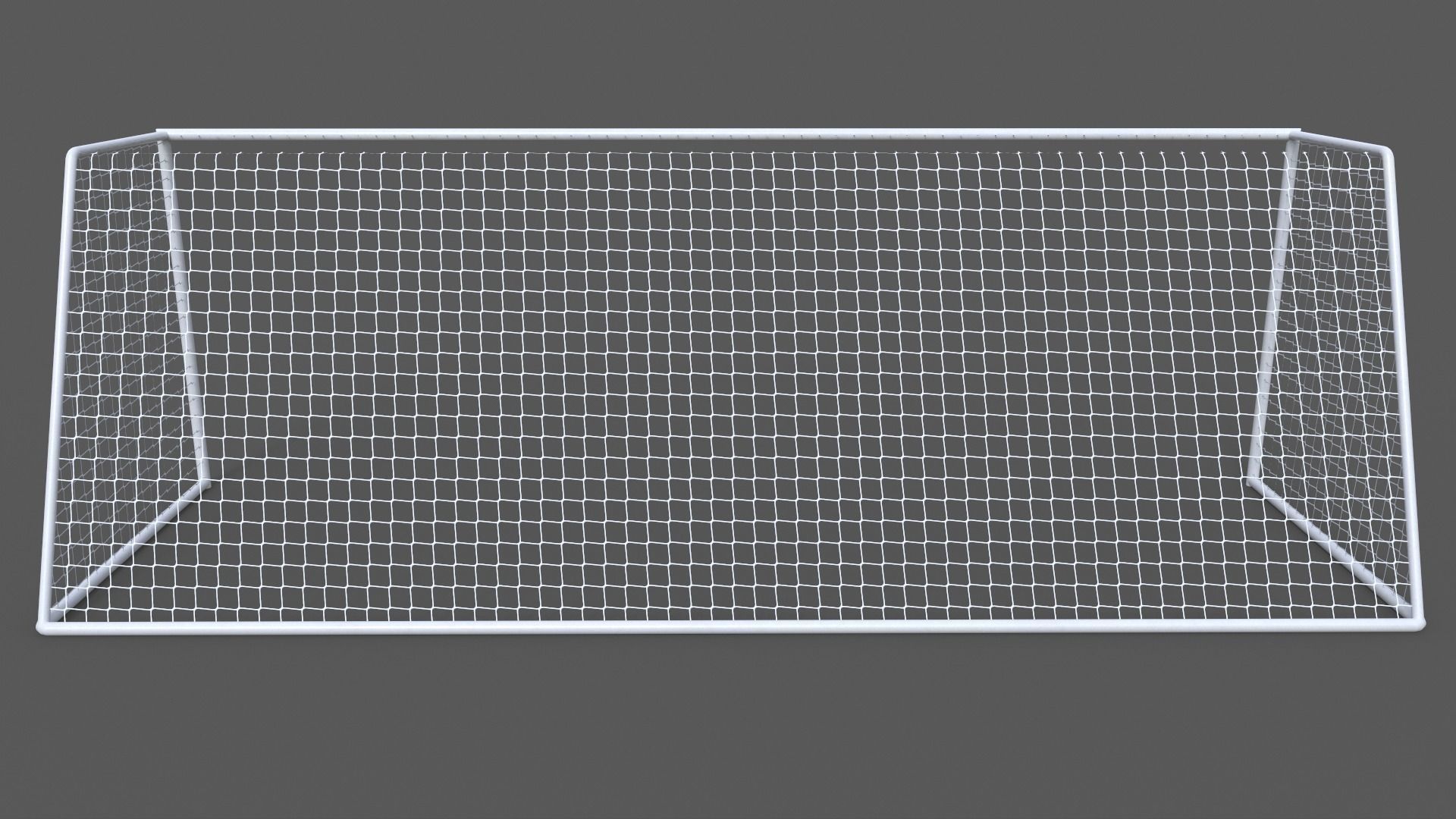 PBR Soccer Football Goal Post E Low-poly 3D model_6