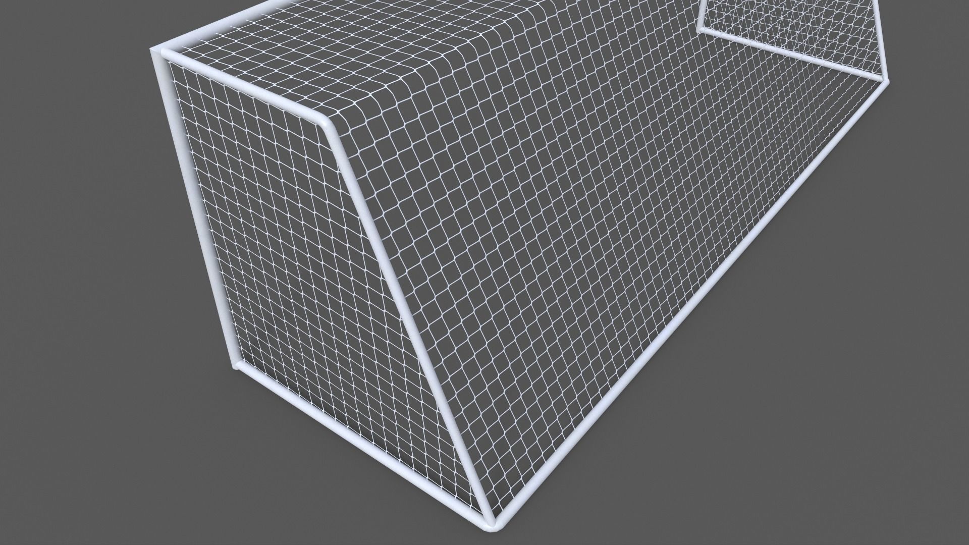 PBR Soccer Football Goal Post E Low-poly 3D model_8