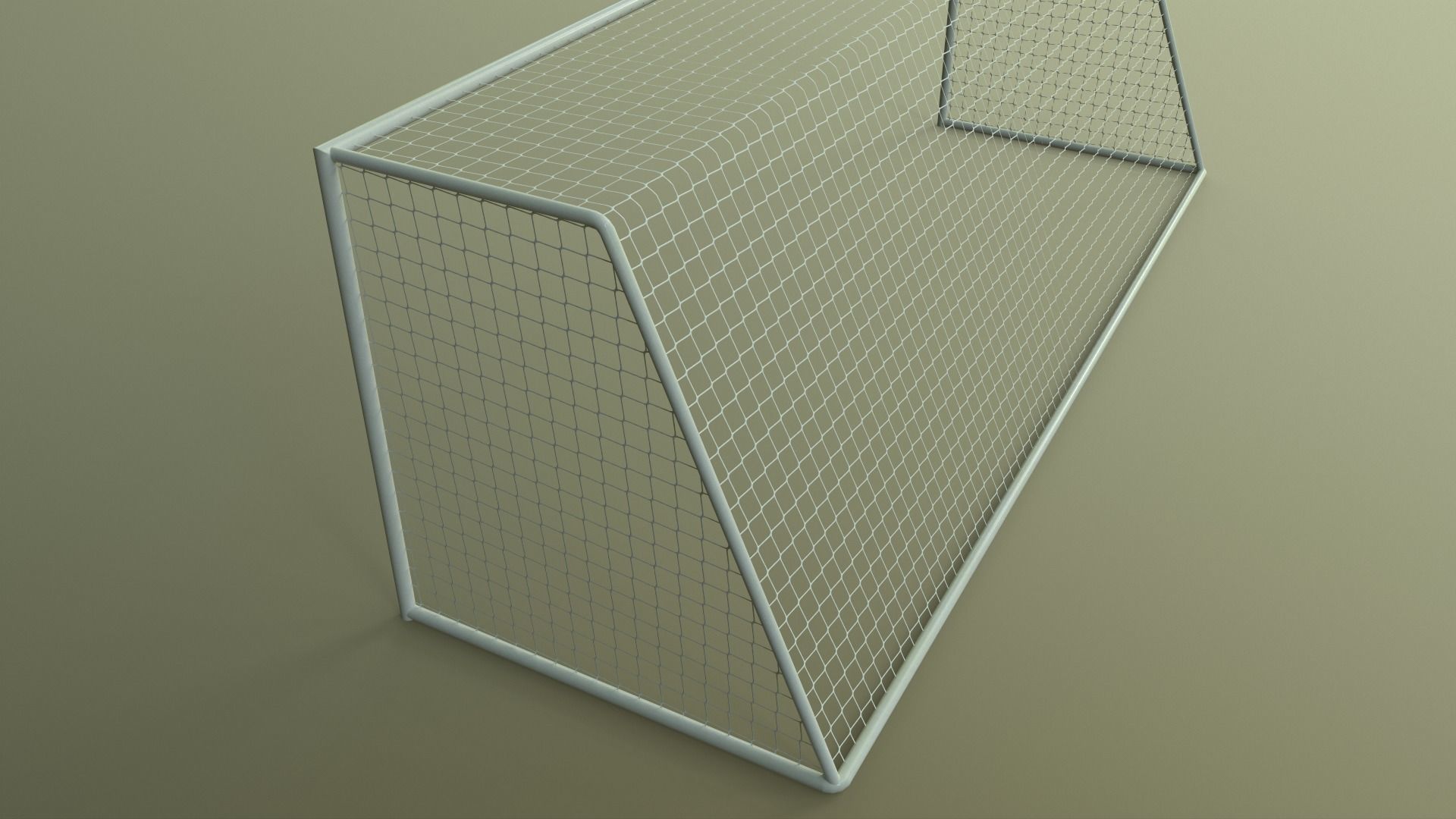 PBR Soccer Football Goal Post E Low-poly 3D model_15