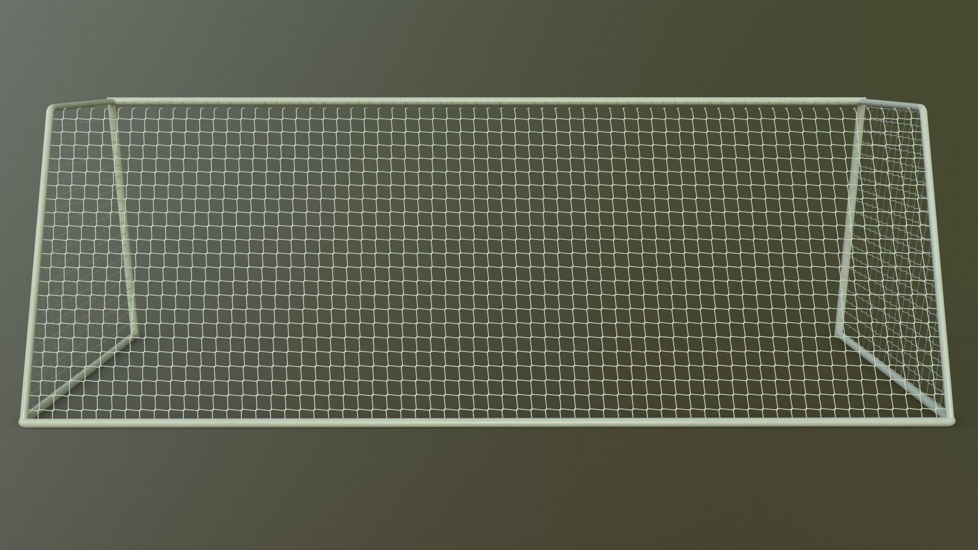 PBR Soccer Football Goal Post E Low-poly 3D model_12